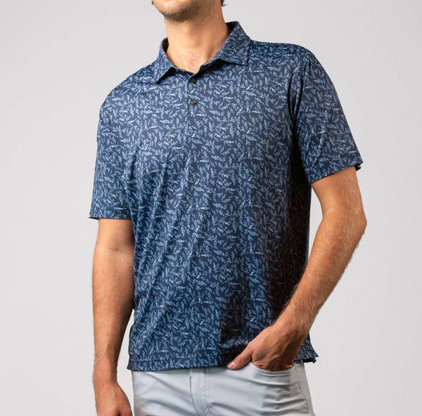 Printed Palomar Performance Polo - LINKSOUL