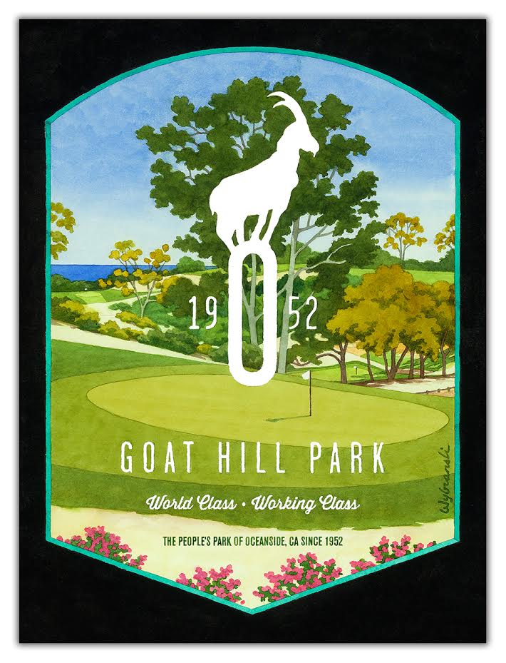 Renowned Golf Artist Lee Wybranski Collaborates with Goat Hill Park