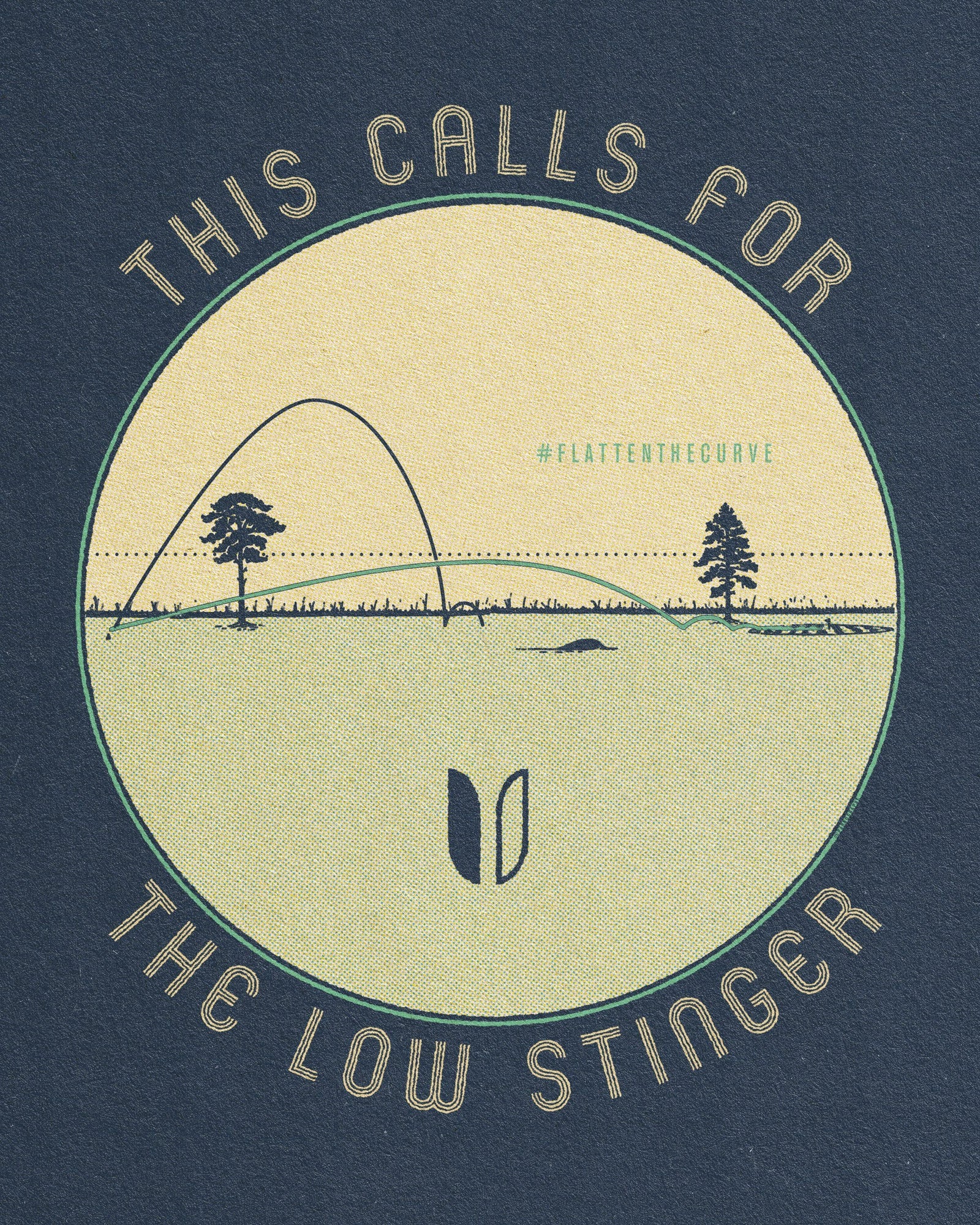 <center> The Flatten the Curve T <center>