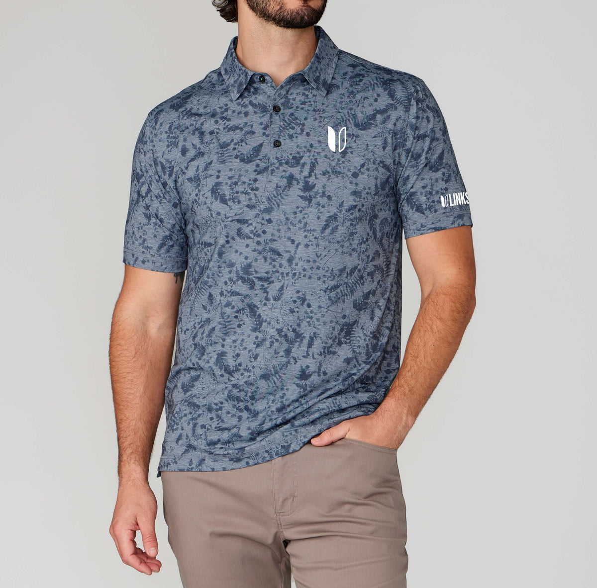 Tour Logo Printed Delray Polo