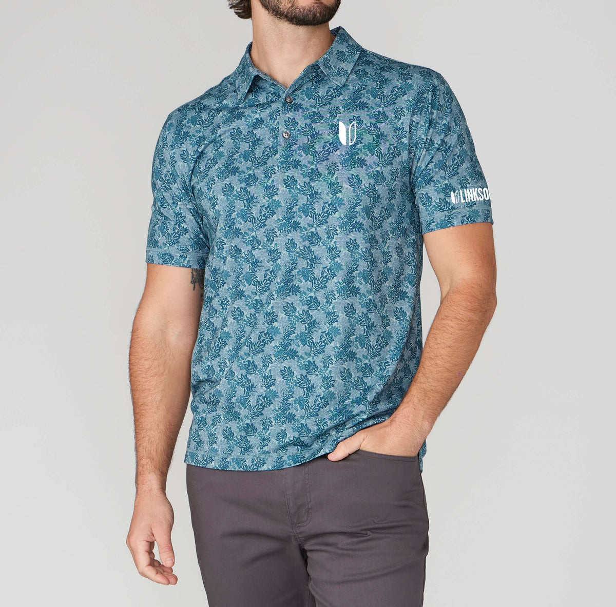 Tour Logo Printed Delray Polo