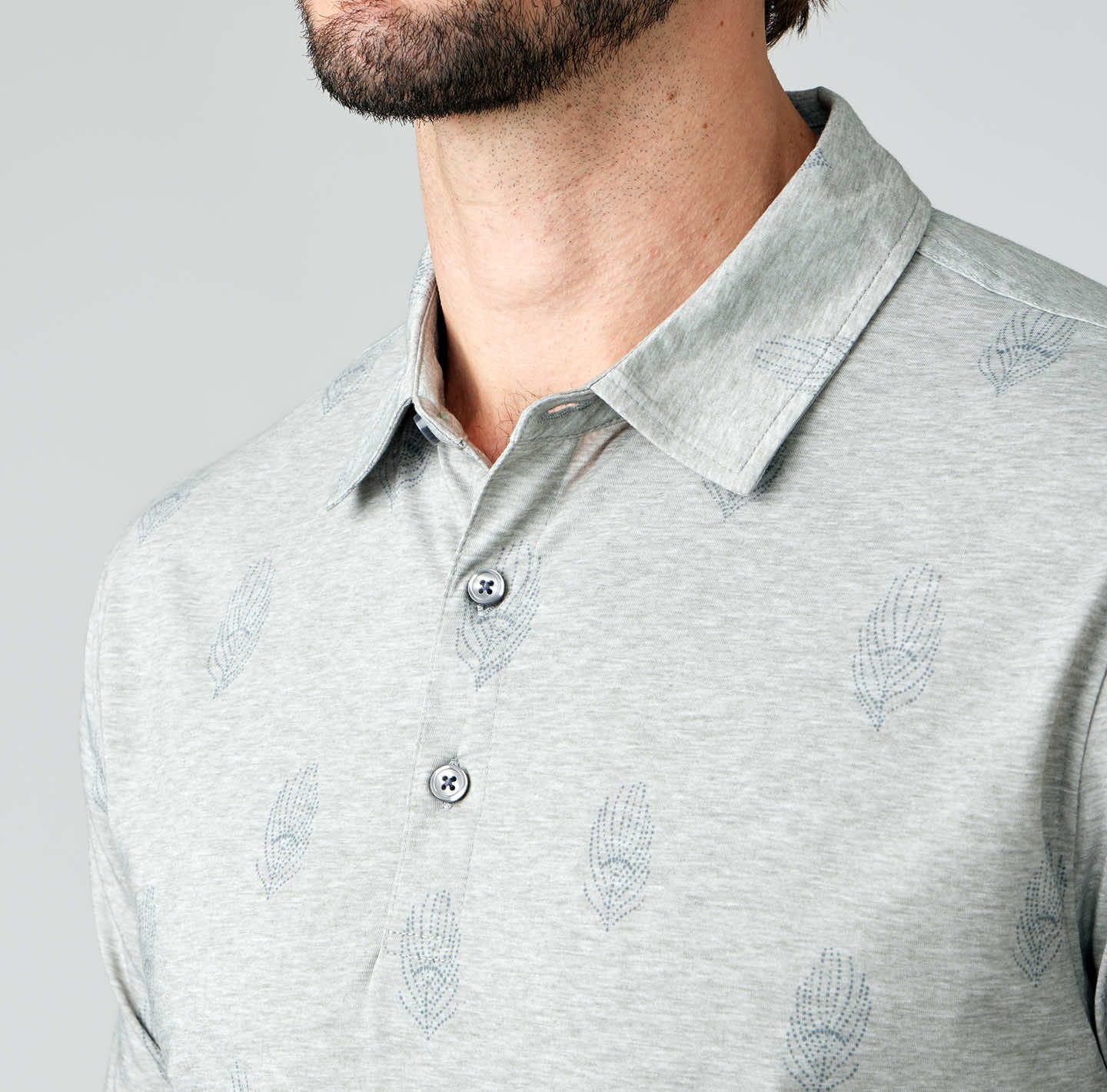 Printed Delray Polo