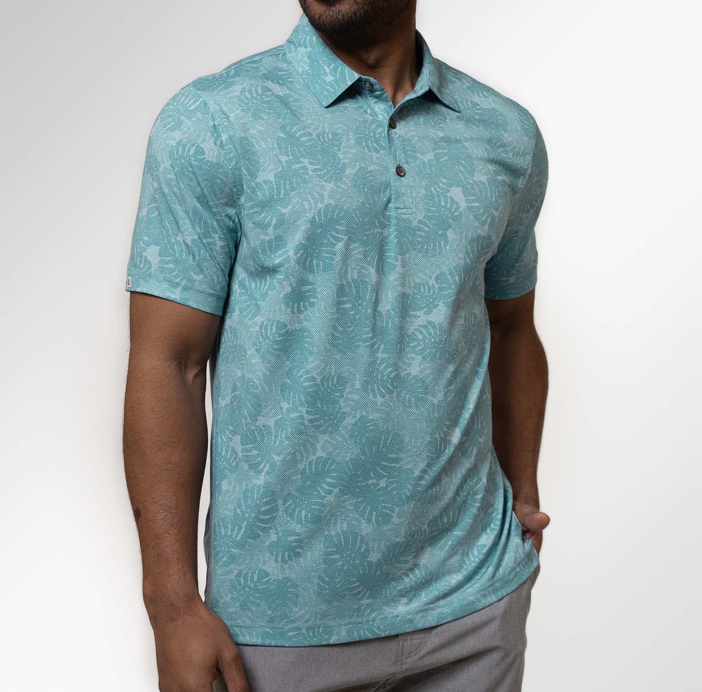 Printed Delray Polo