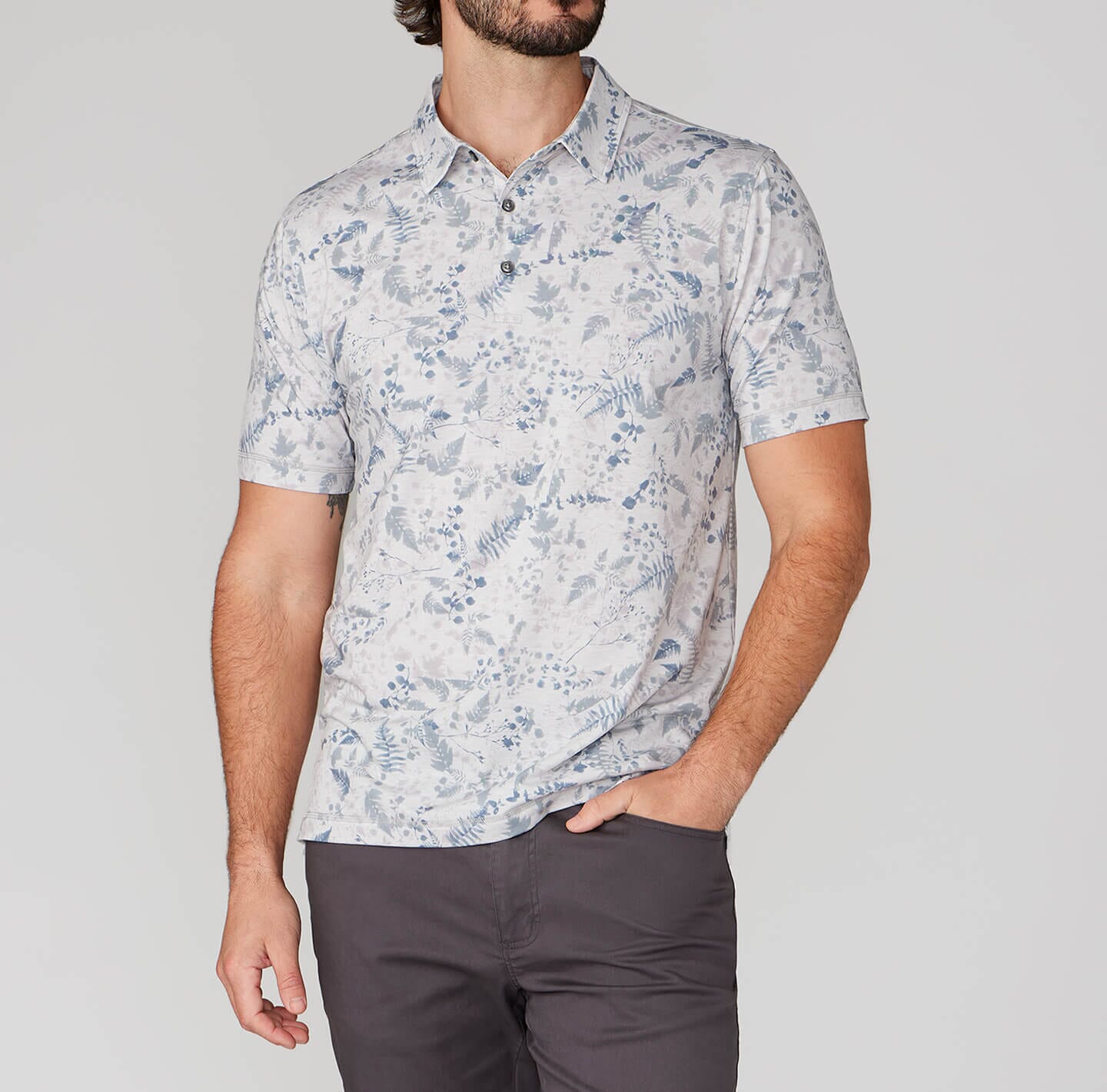 Printed Delray Polo