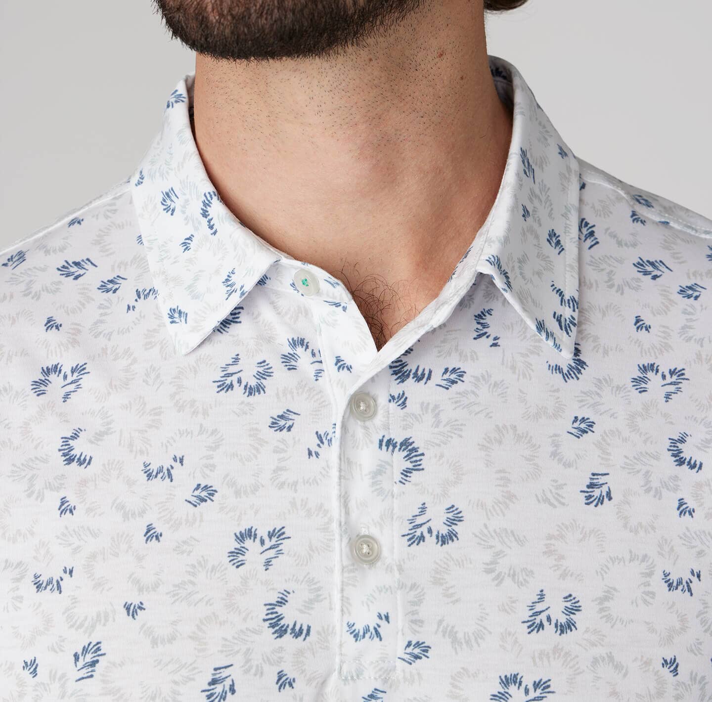 Printed Delray Polo
