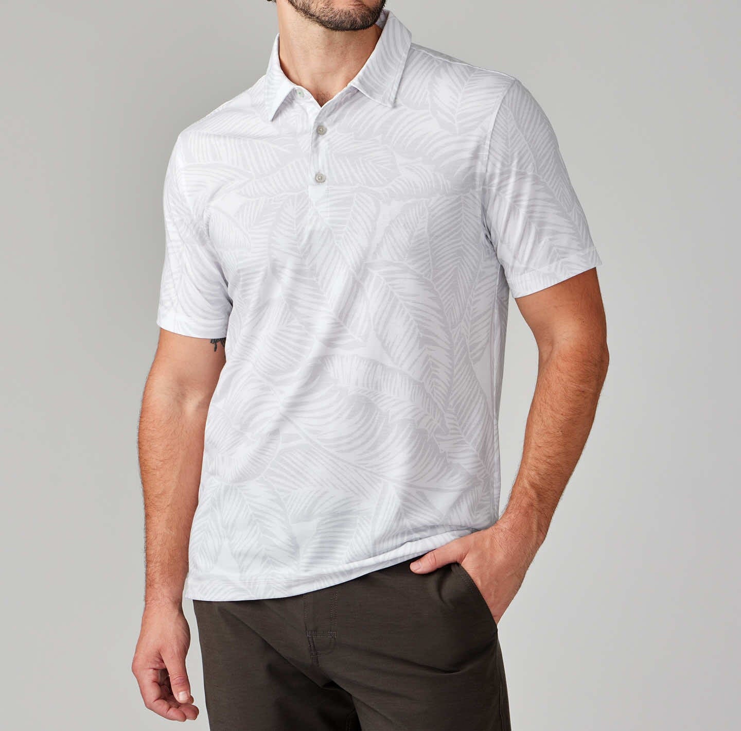 Printed Delray Polo