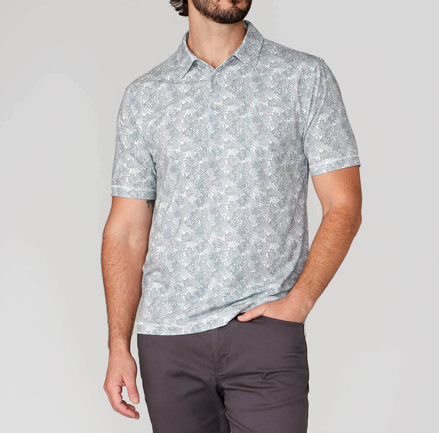 Printed Delray Polo
