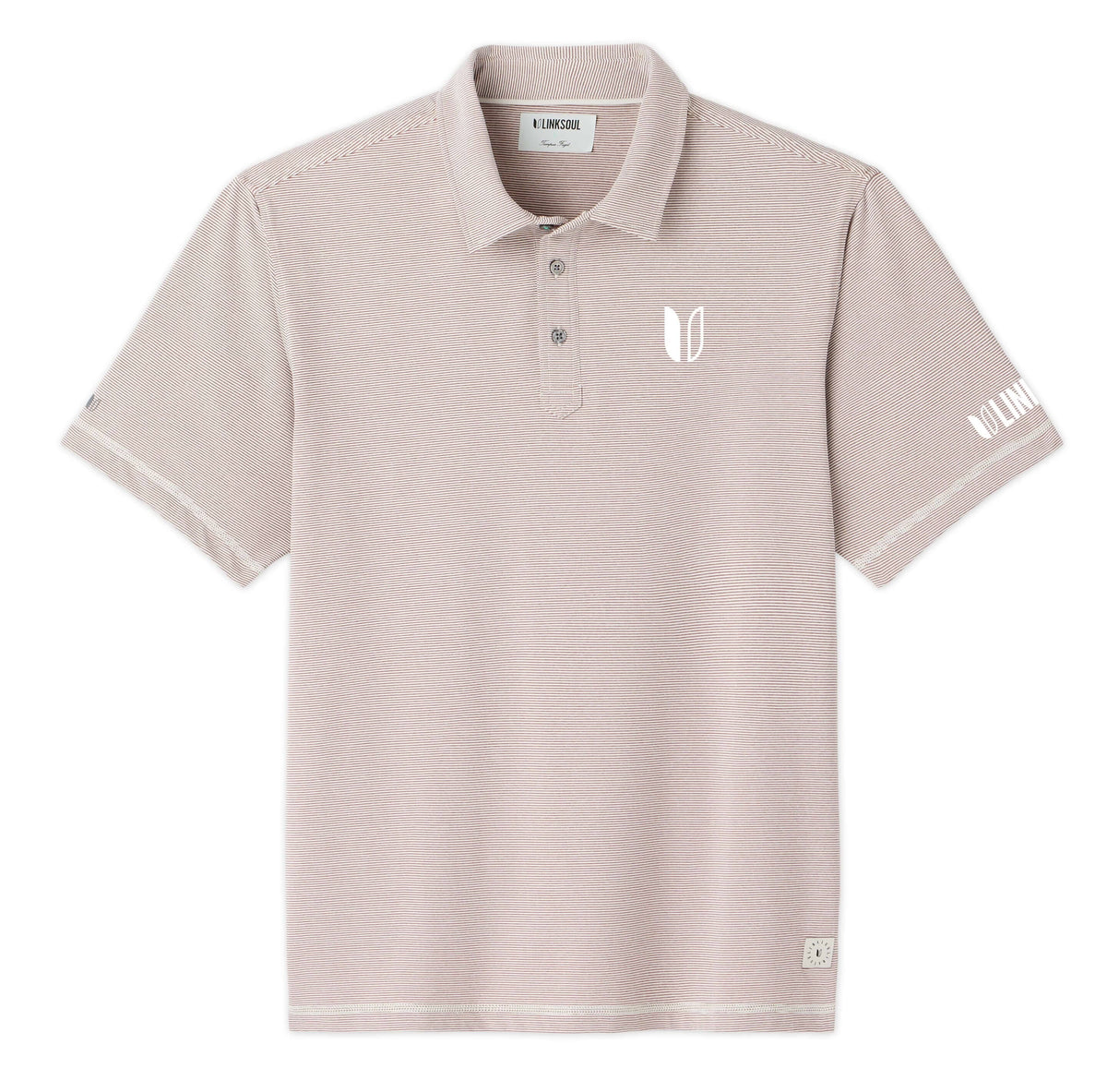 Tour Logo Monterey Microstripe Performance Polo