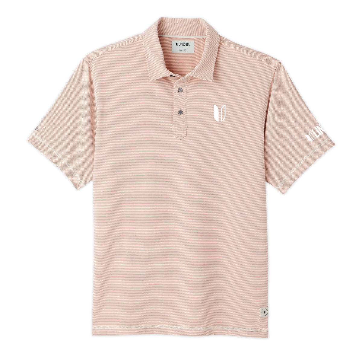 Tour Logo Monterey Microstripe Performance Polo