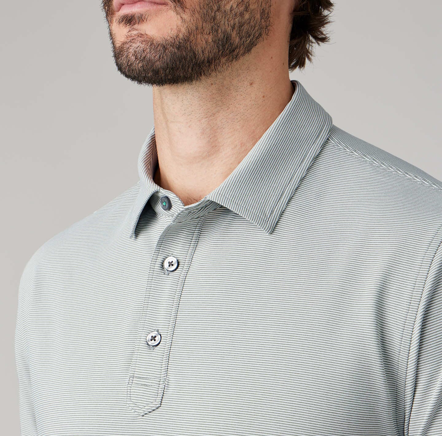 Monterey Microstripe Performance Polo