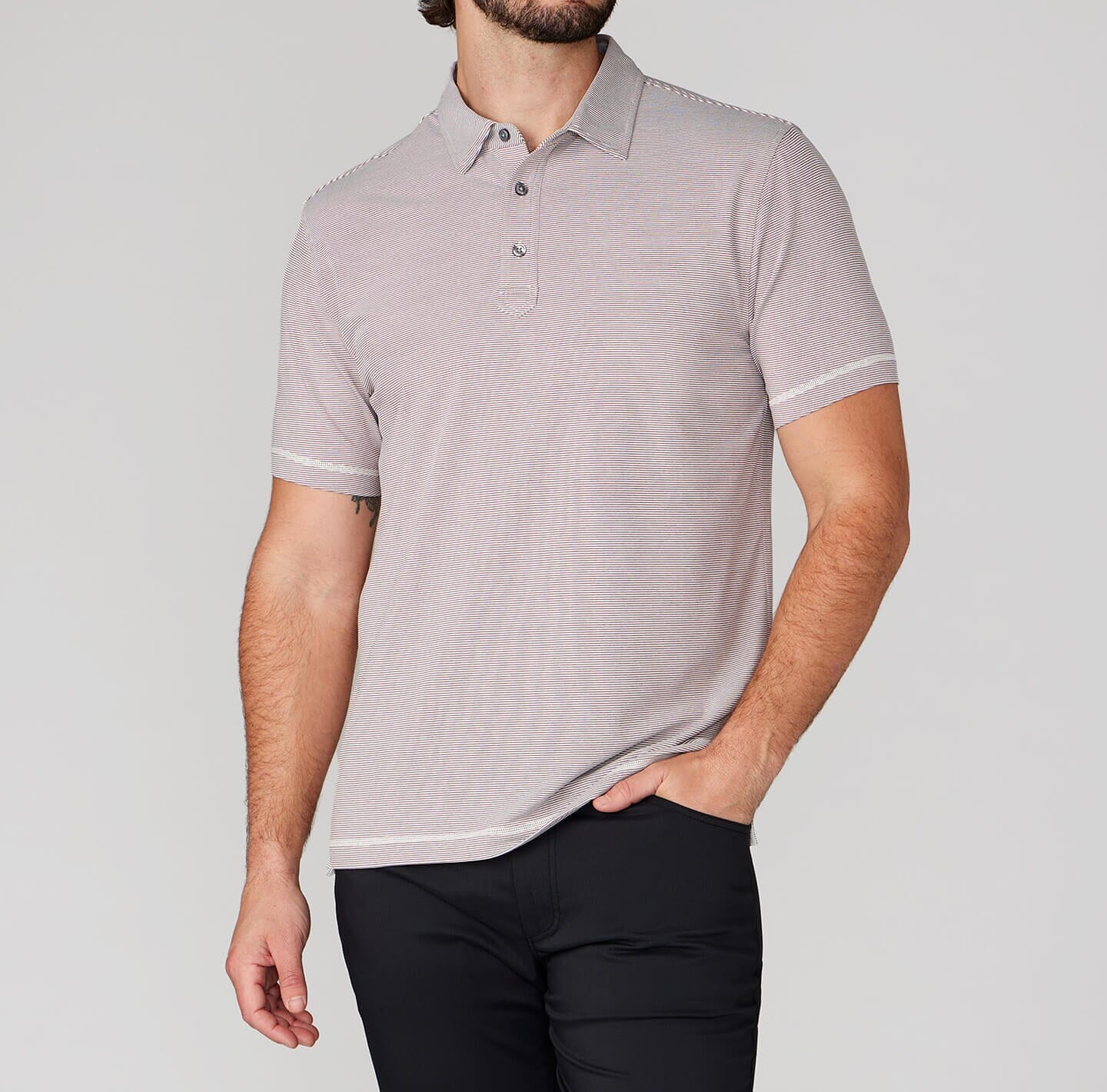 Monterey Microstripe Performance Polo
