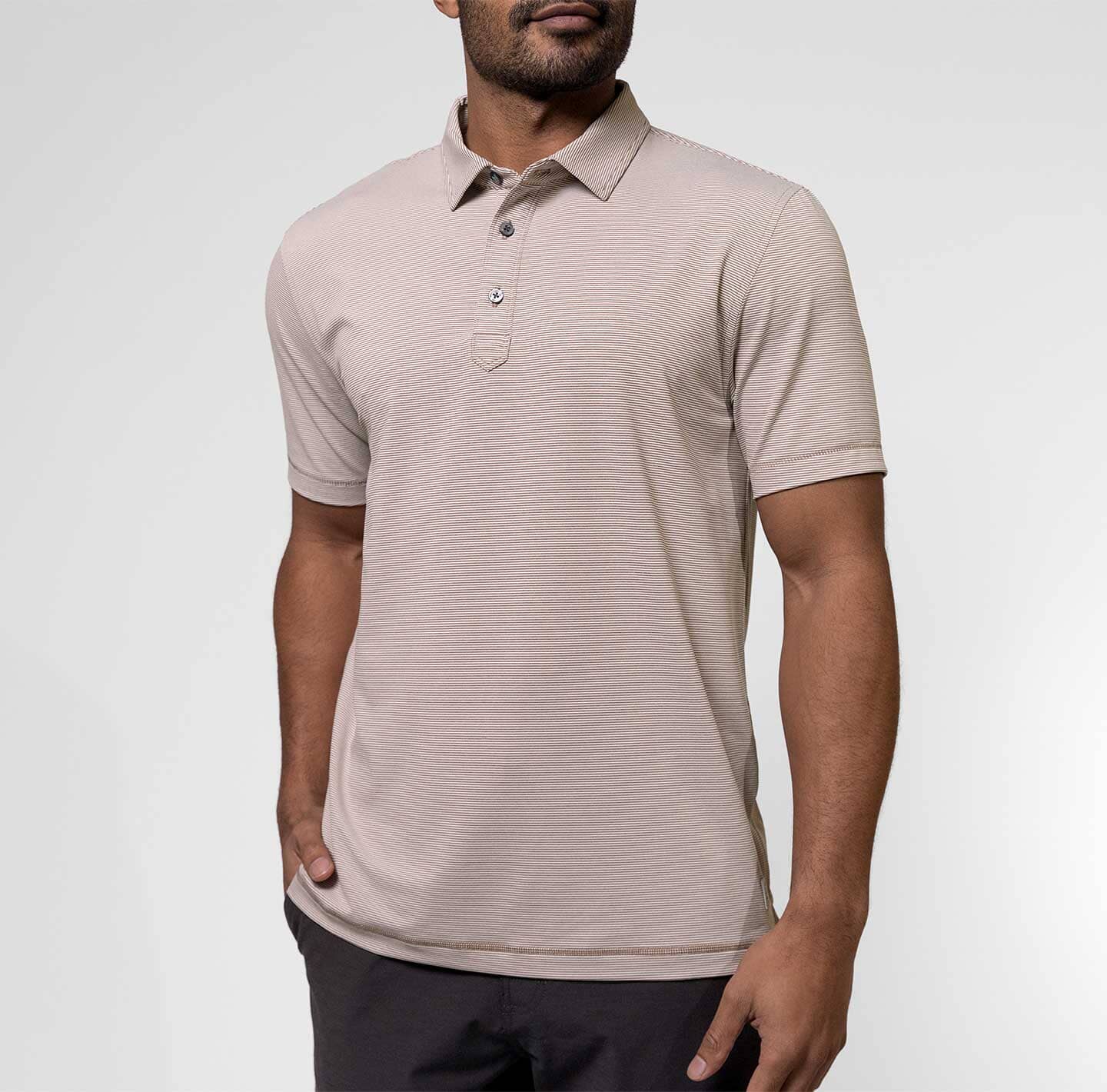 Monterey Microstripe Performance Polo