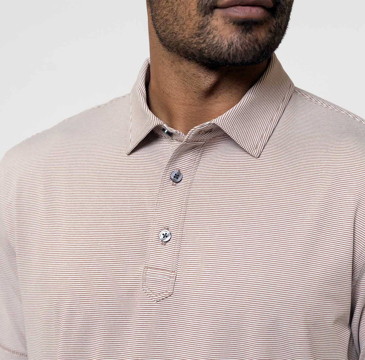 Monterey Microstripe Performance Polo