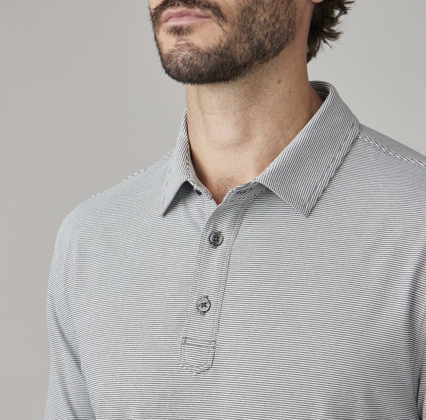 Monterey Microstripe Performance Polo