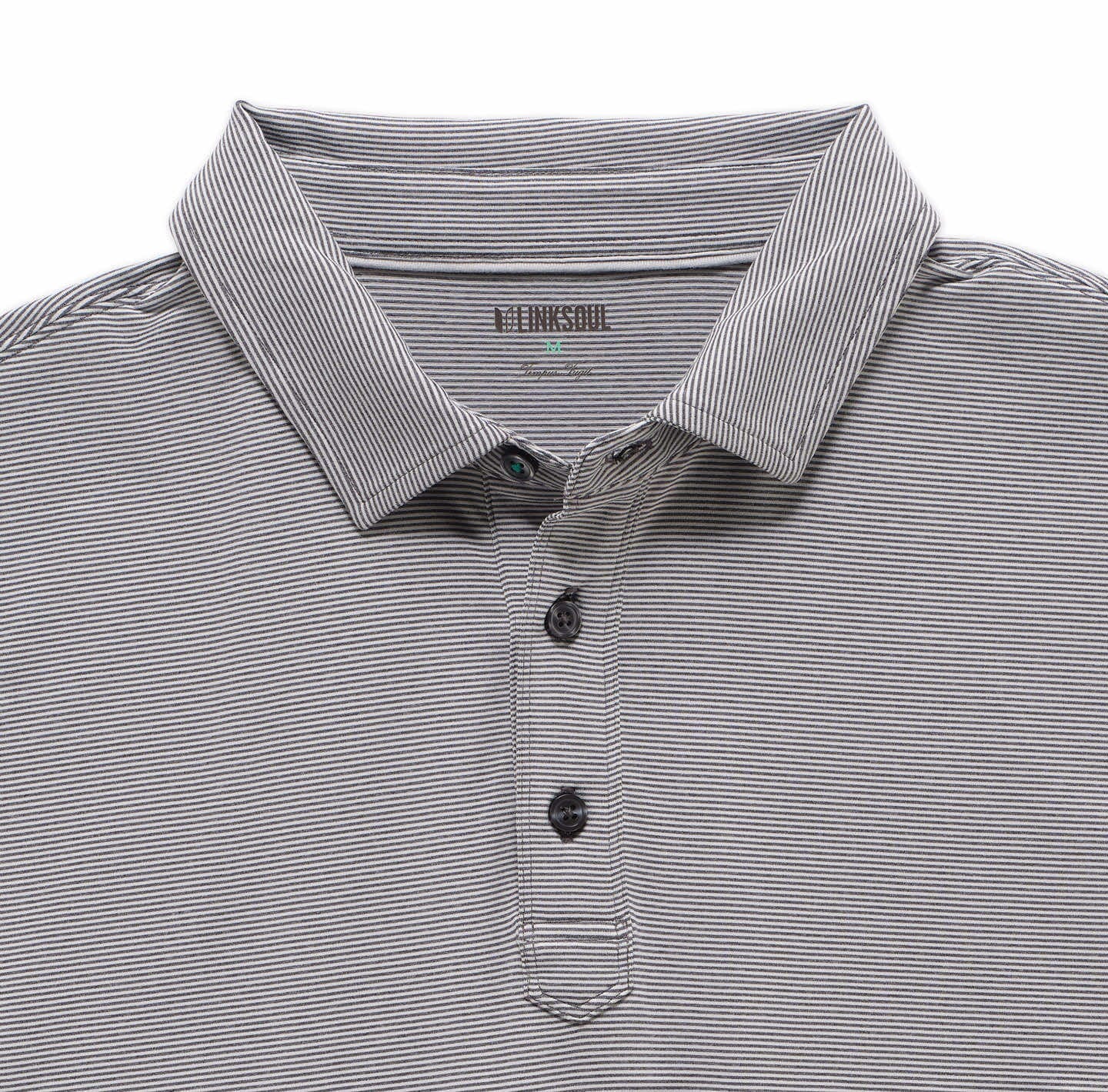 ERECTRICGOLF FIVEBUTTONS POLO GREY Lサイズ ERECTRICGOLF FIVEBUTTONS POLO GREY Lサイズ