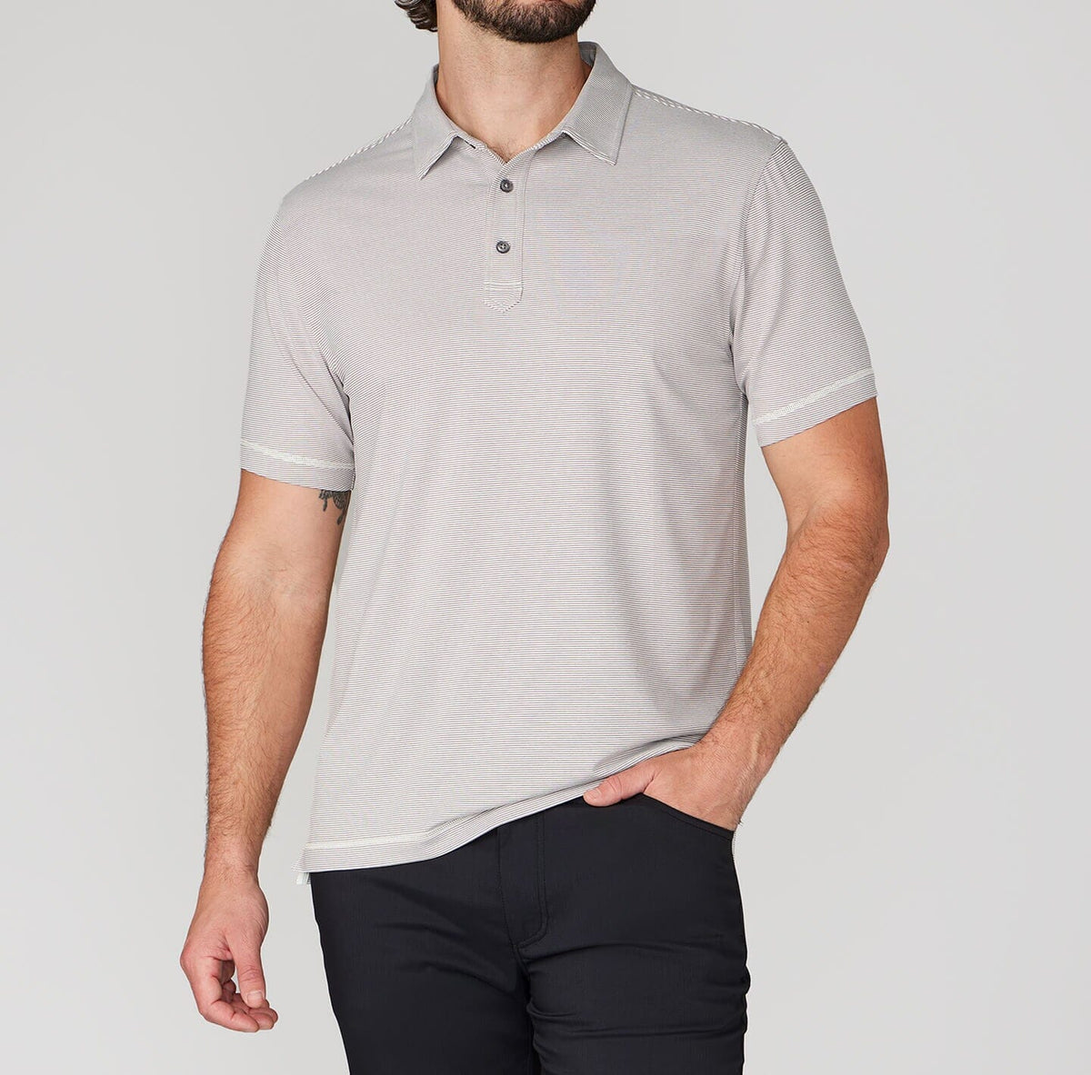 Monterey Microstripe Performance Polo