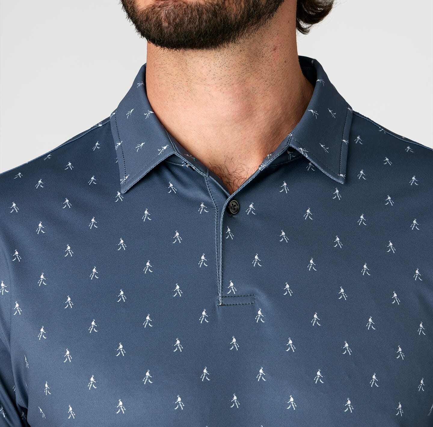 Printed Drysdale Performance Polo