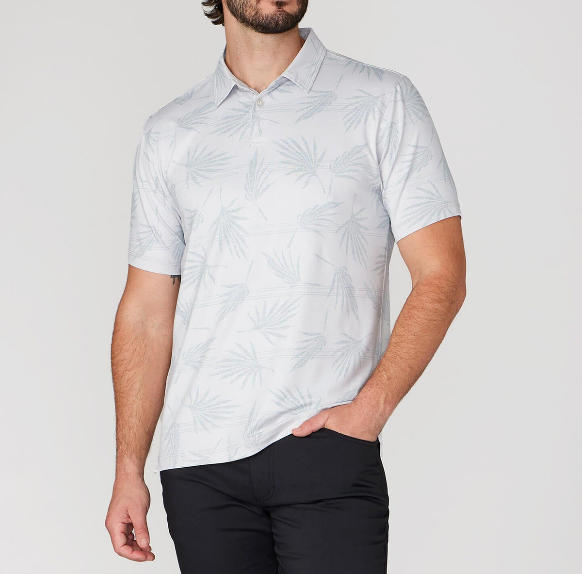 Printed Drysdale Performance Polo