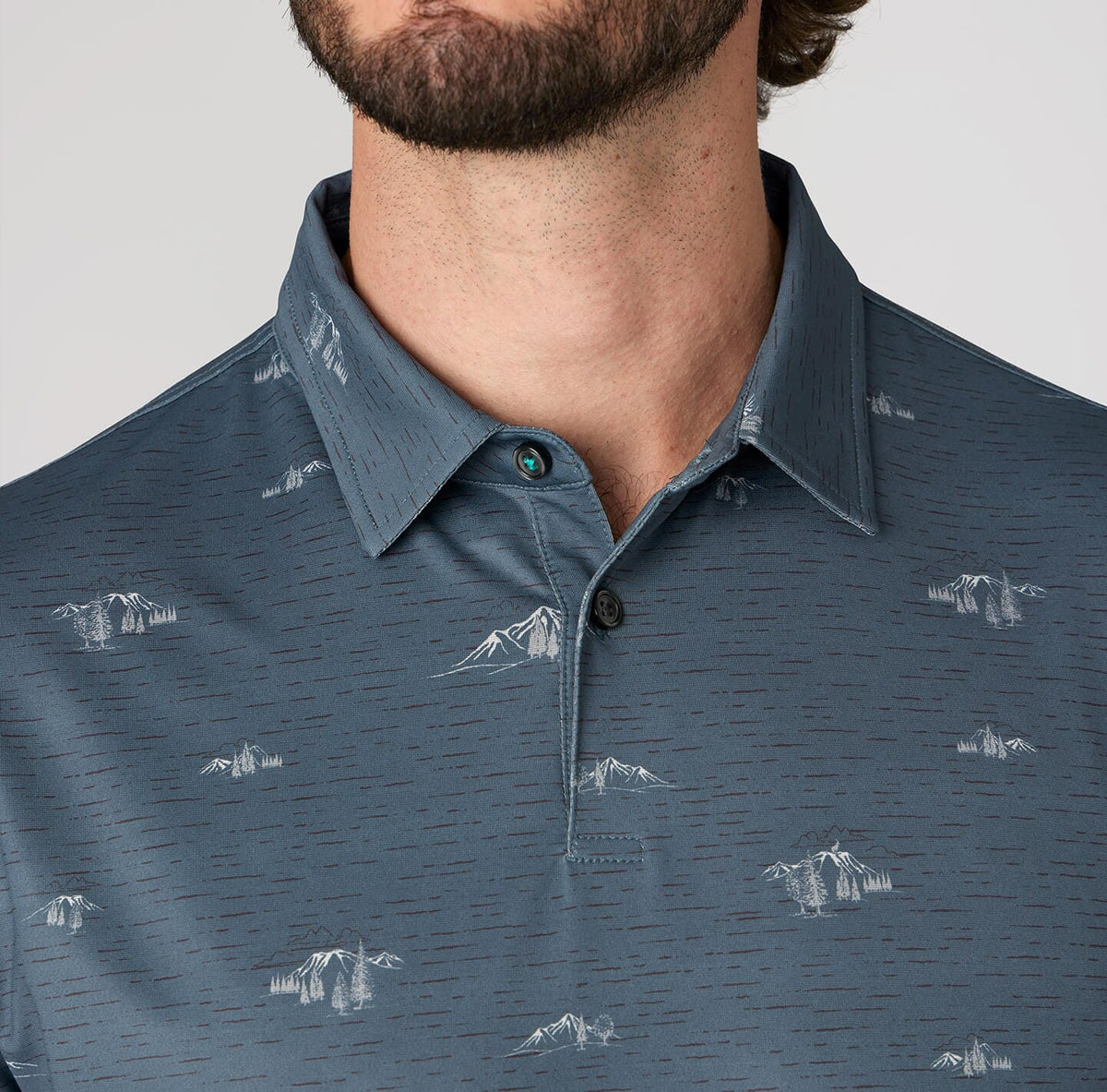 Printed Drysdale Performance Polo