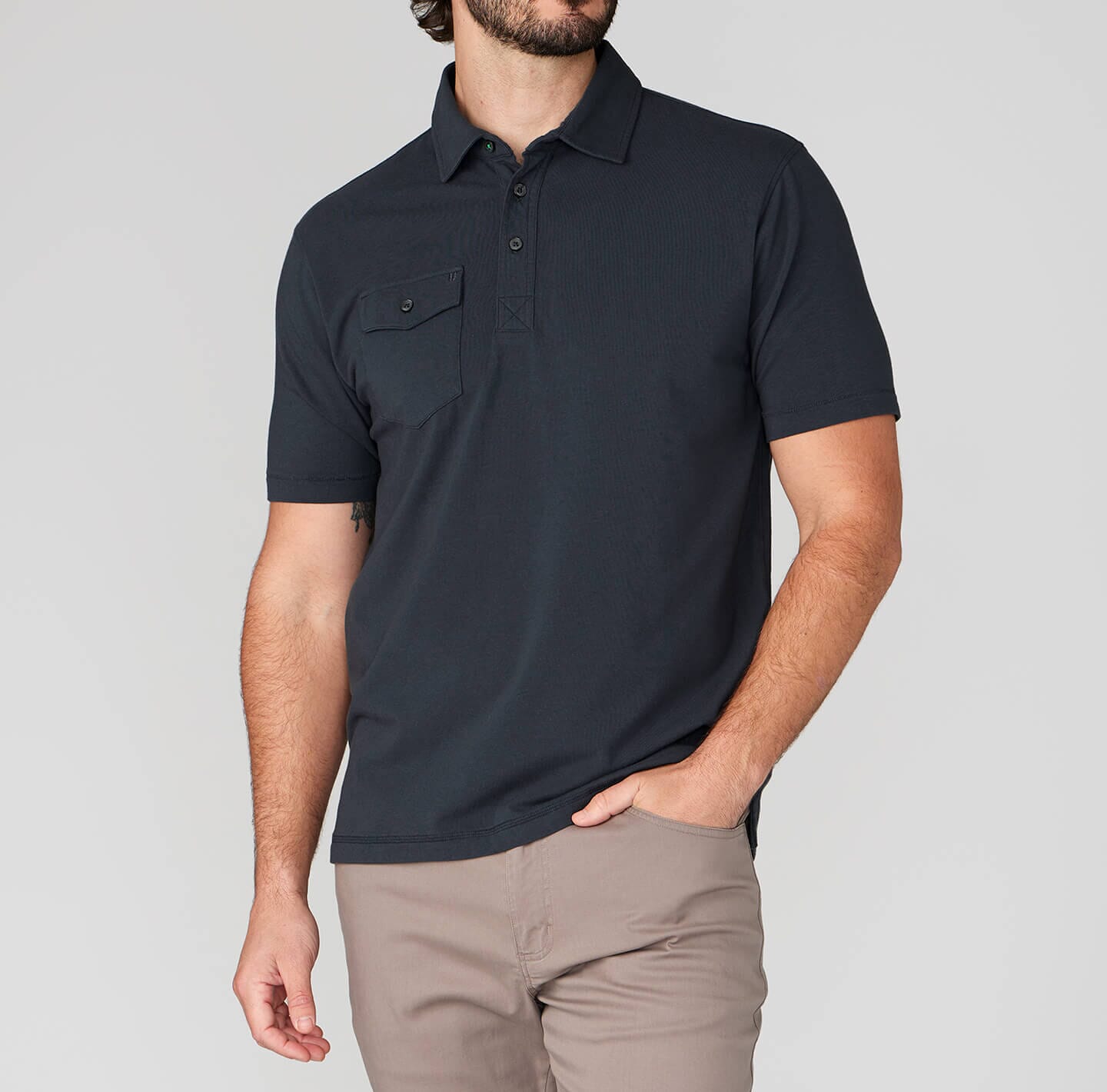 Coast Highway Pocket Polo | Climate Positive - LINKSOUL
