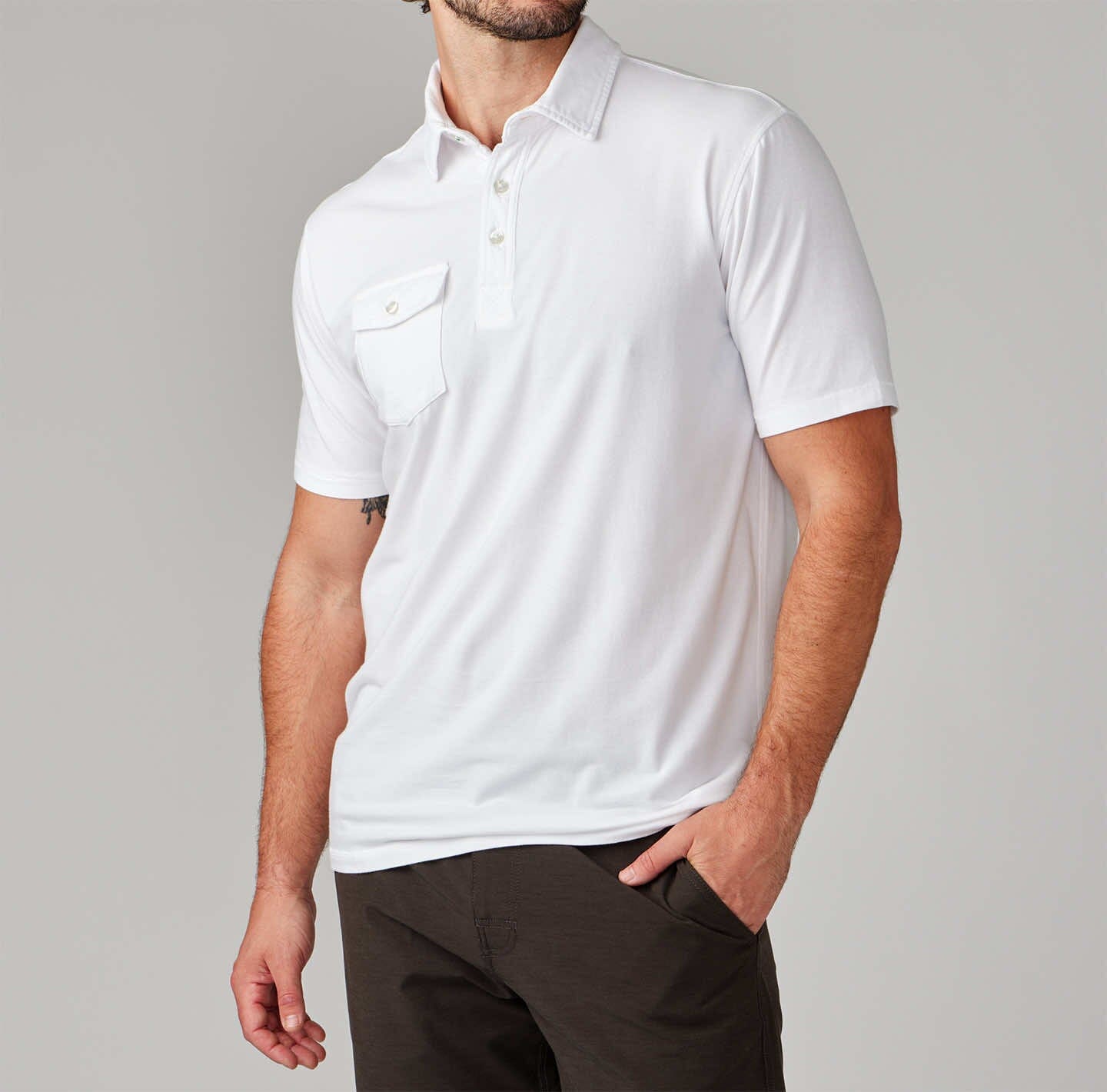 Coast Highway Pocket Polo | Climate Positive - LINKSOUL