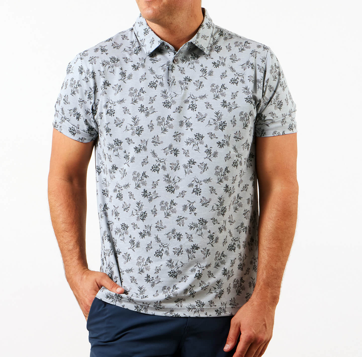 Printed Palomar Performance Polo