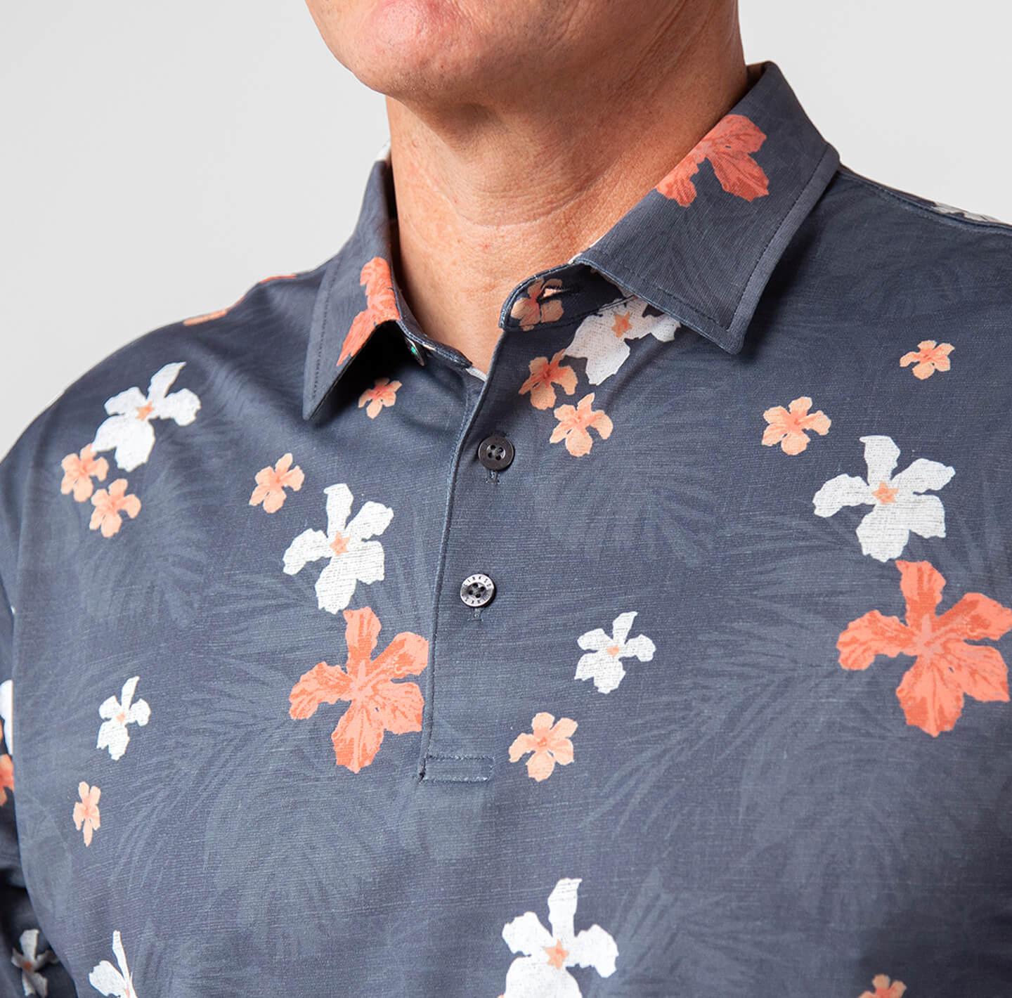 Printed Palomar Performance Polo - LINKSOUL