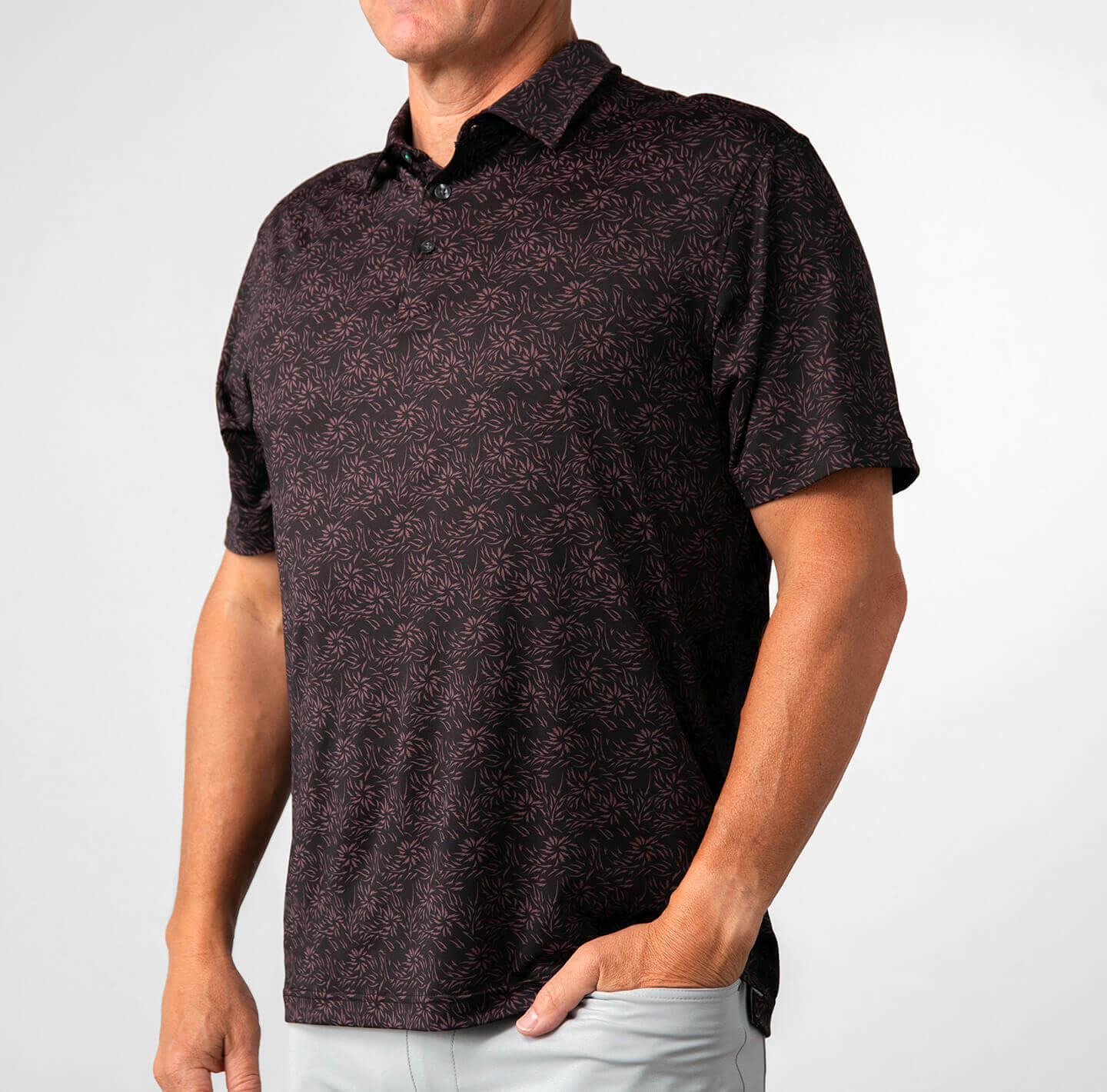 Printed Palomar Performance Polo