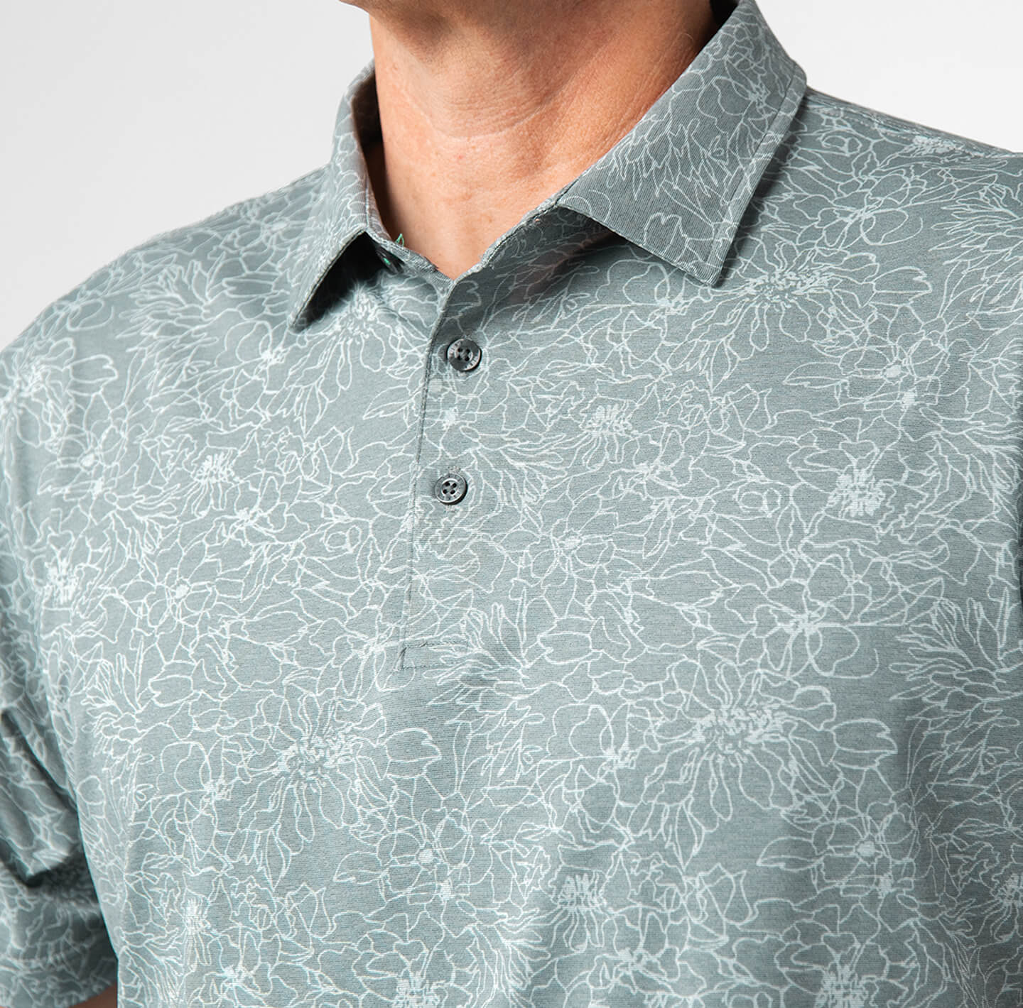 Printed Palomar Performance Polo