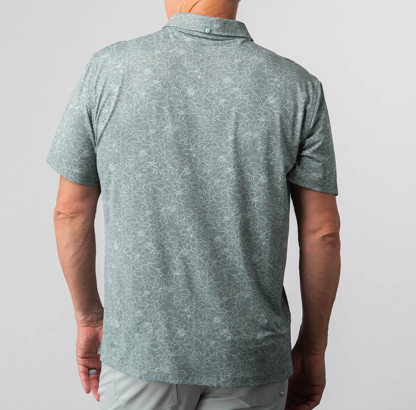 Printed Palomar Performance Polo