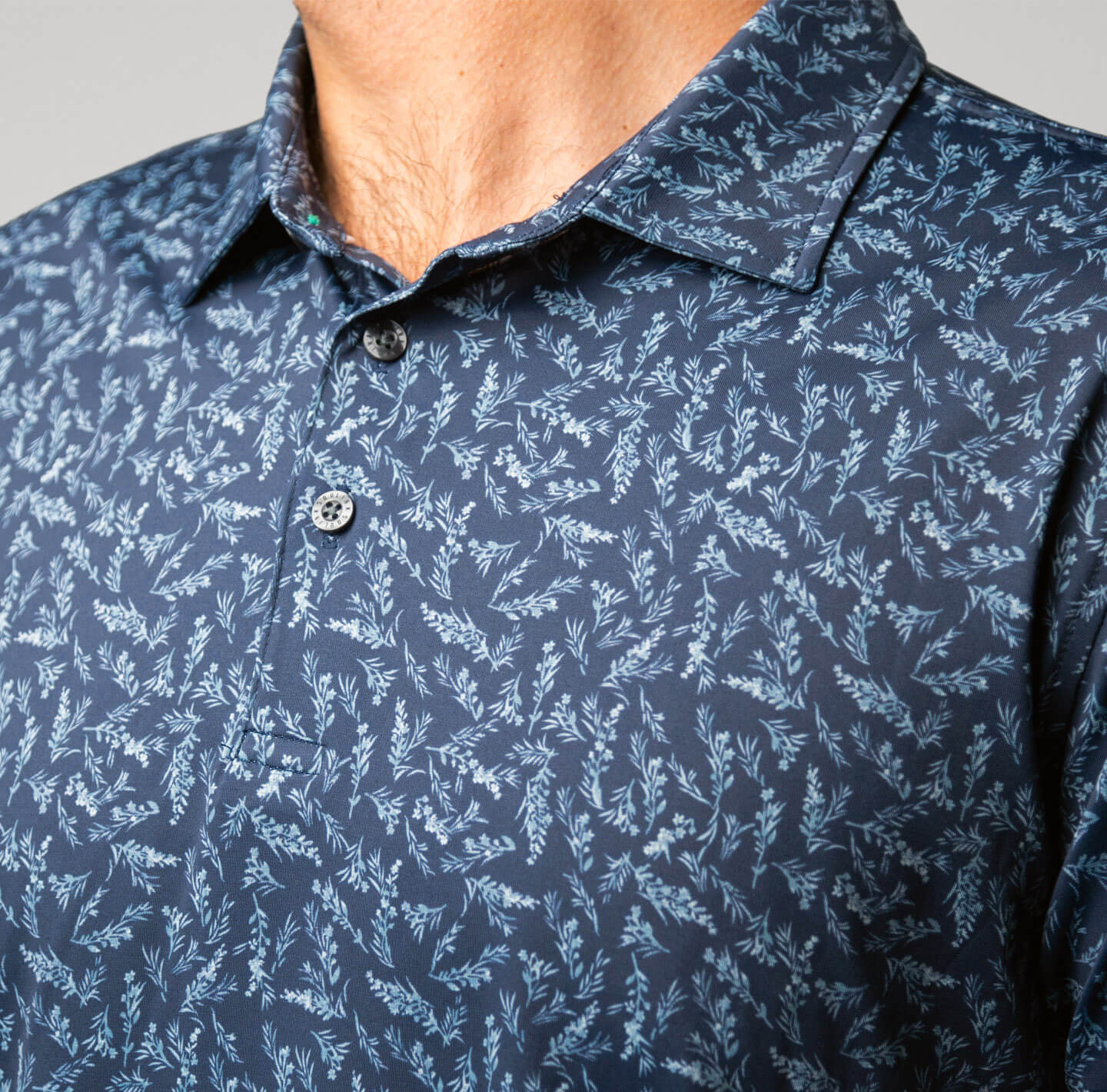 Printed Palomar Performance Polo - LINKSOUL