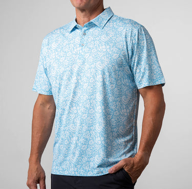 Printed Palomar Performance Polo