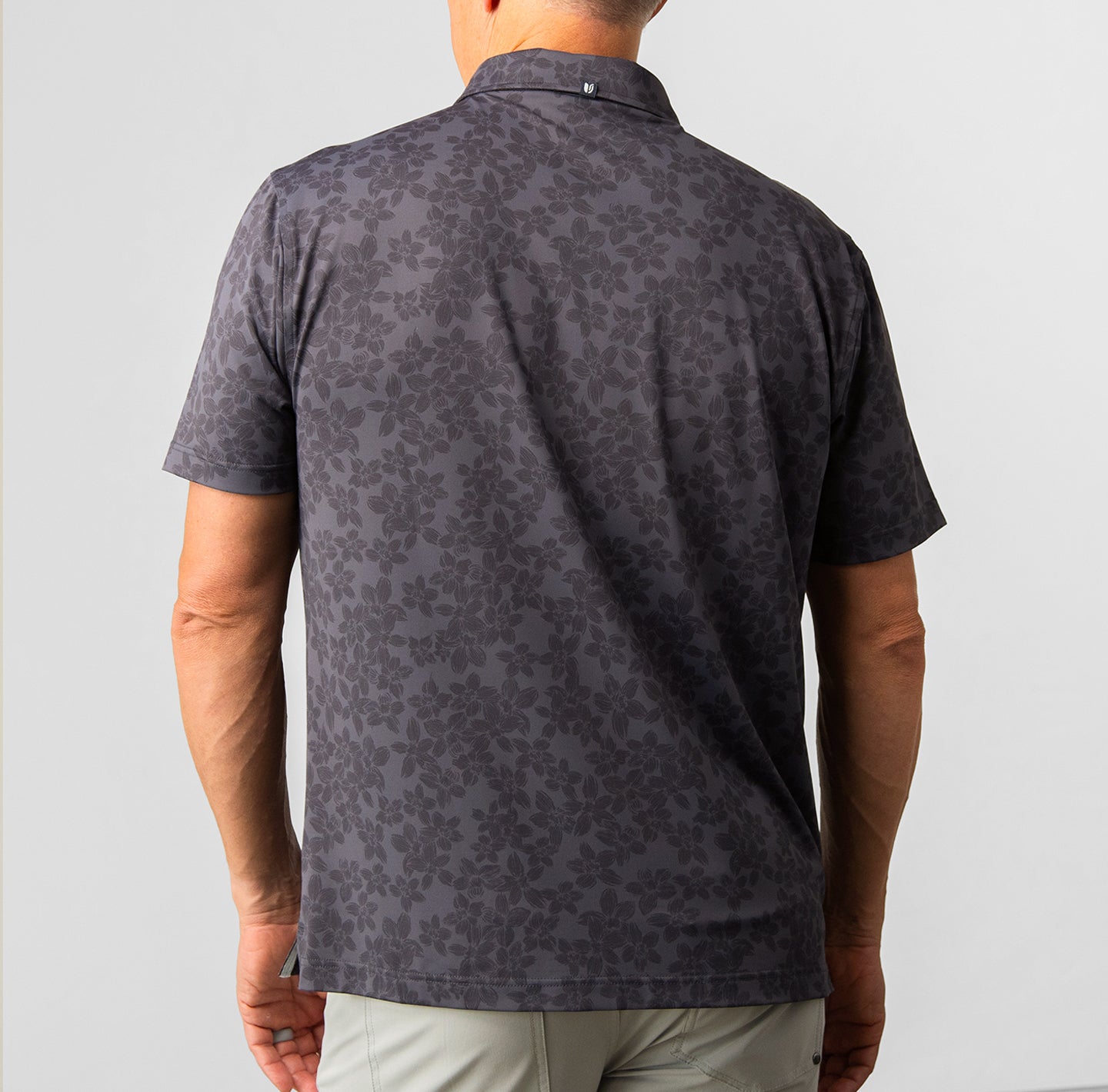Printed Palomar Performance Polo