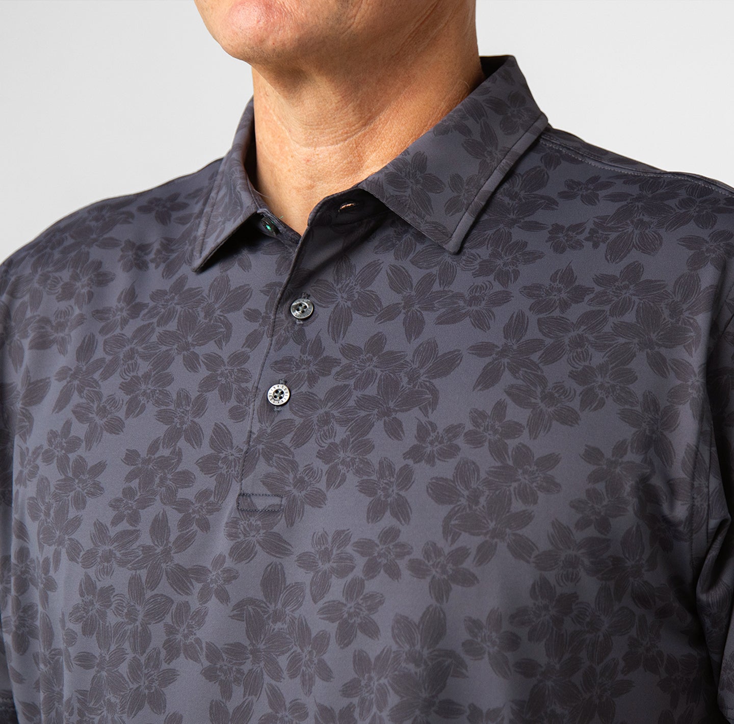 Printed Palomar Performance Polo - LINKSOUL