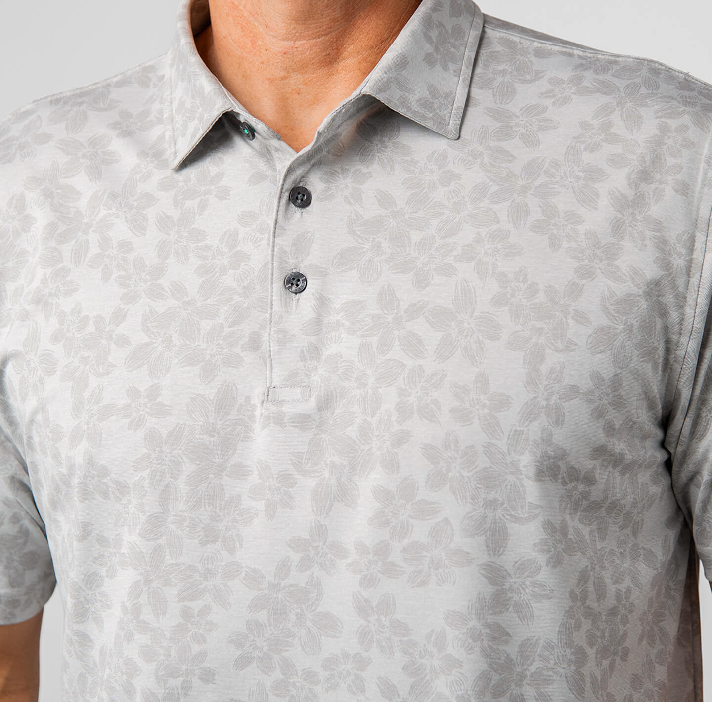 Printed Palomar Performance Polo - LINKSOUL