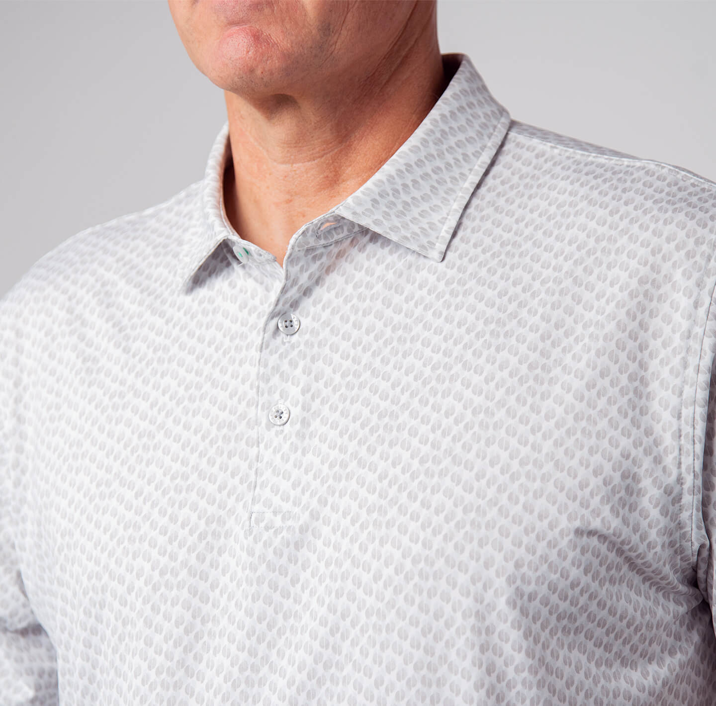 Printed Palomar Performance Polo - LINKSOUL