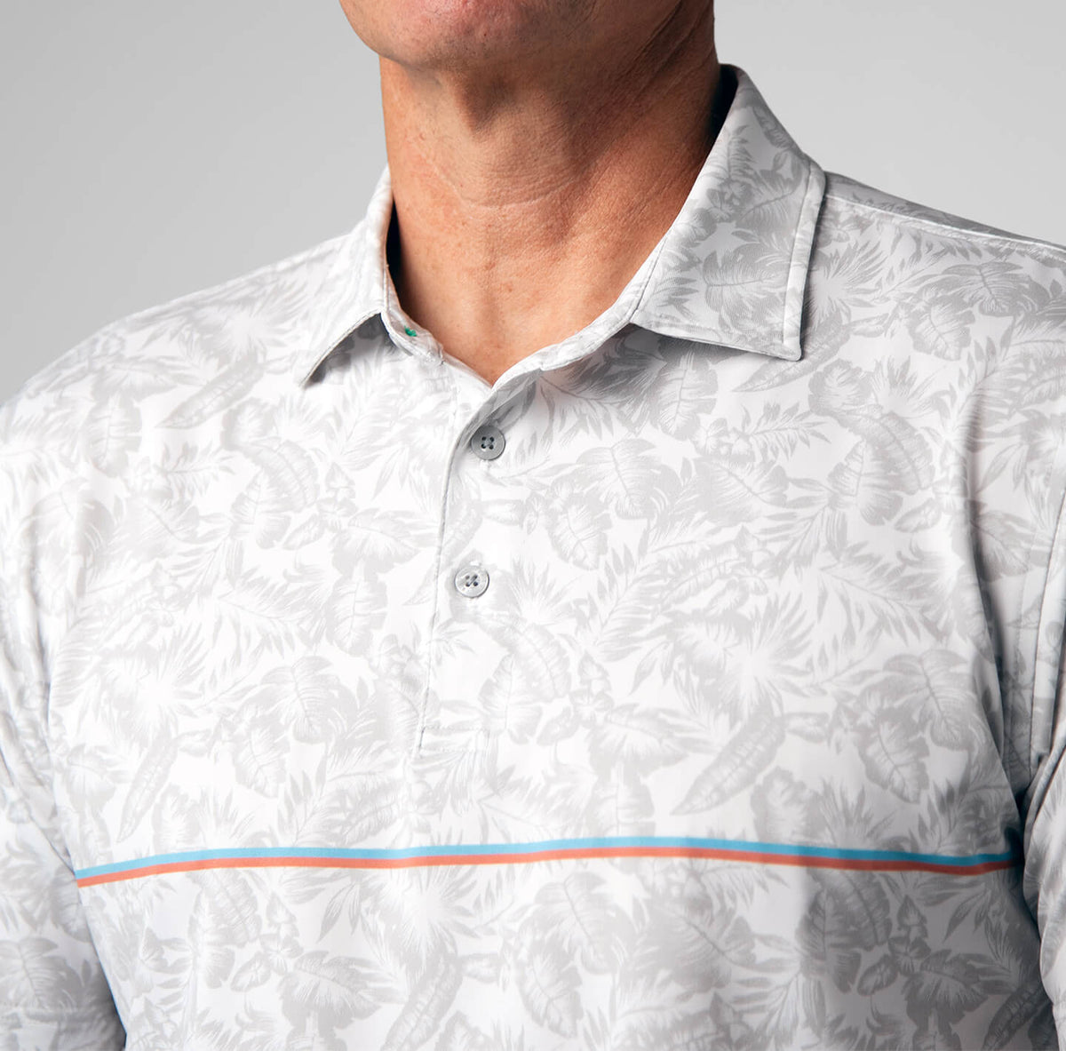 Printed Palomar Performance Polo - LINKSOUL