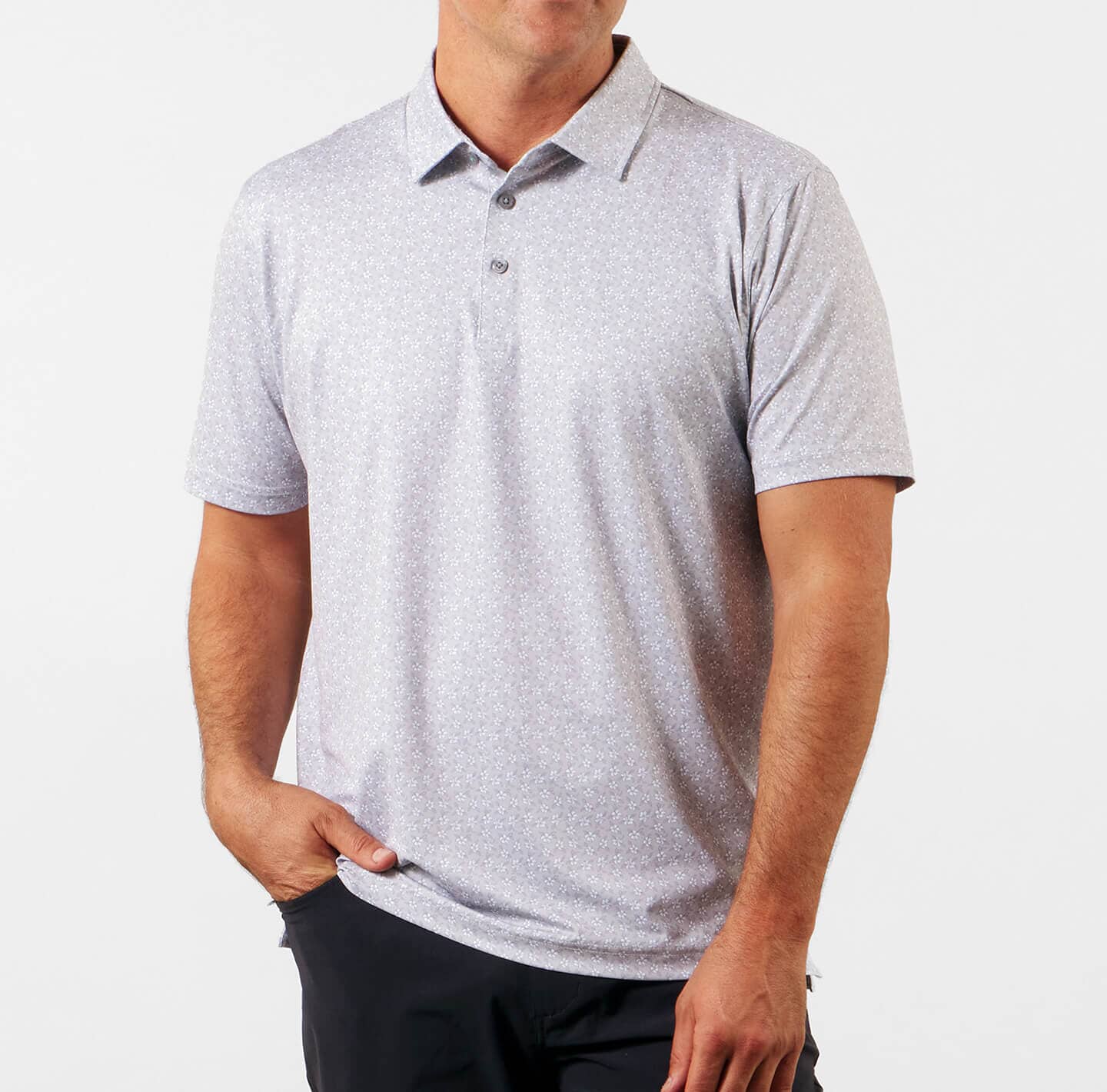 Printed Palomar Performance Polo