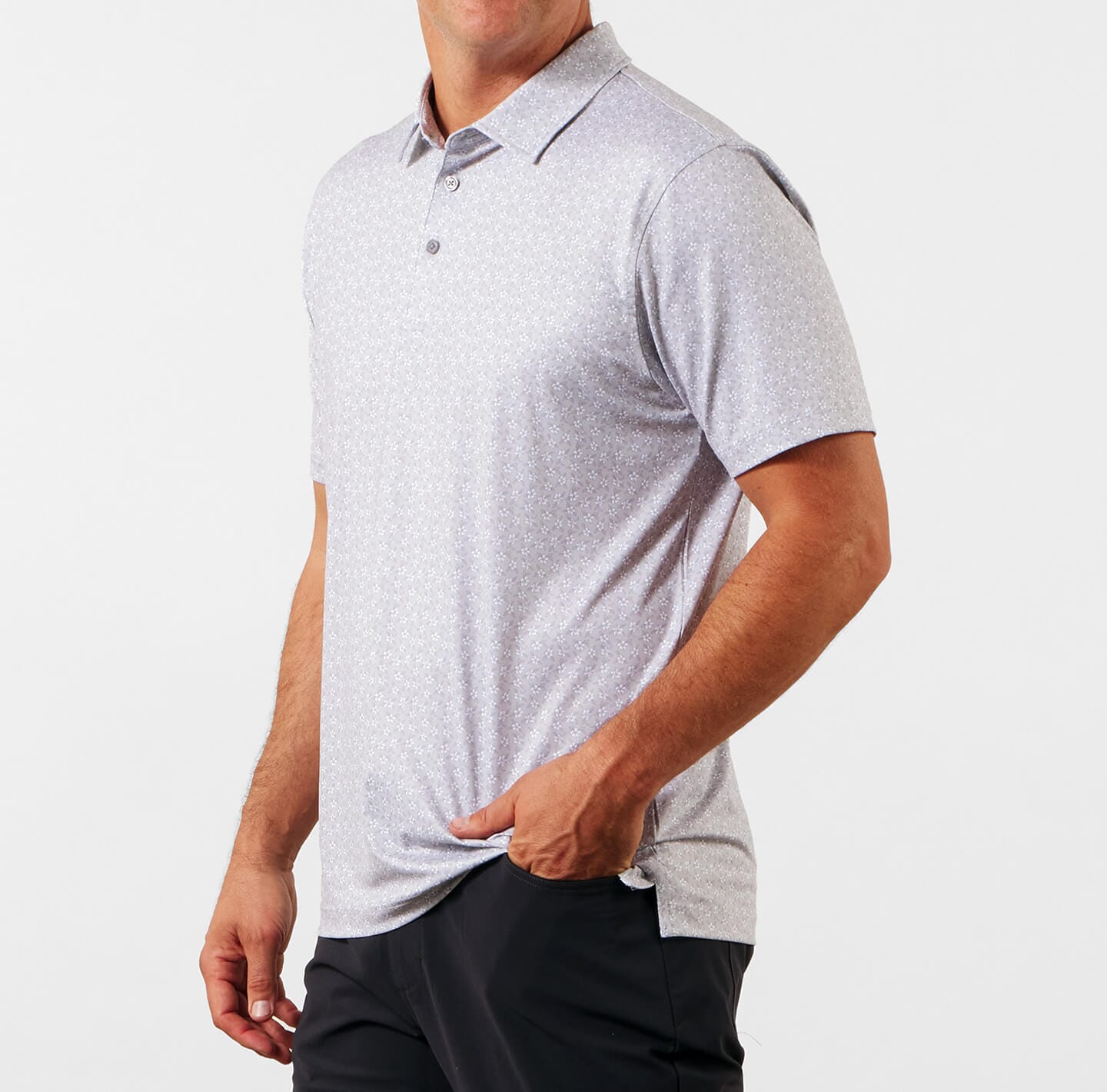 Printed Palomar Performance Polo