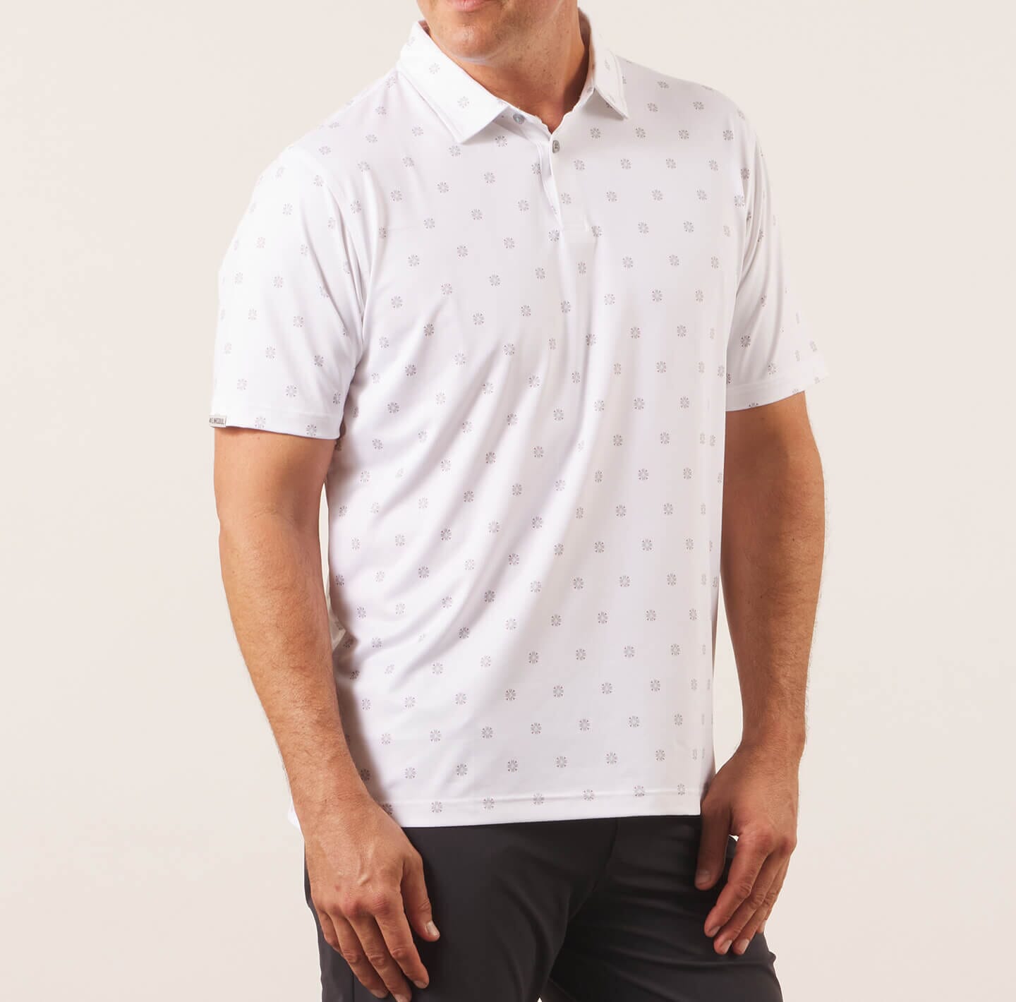 Printed Palomar Performance Polo