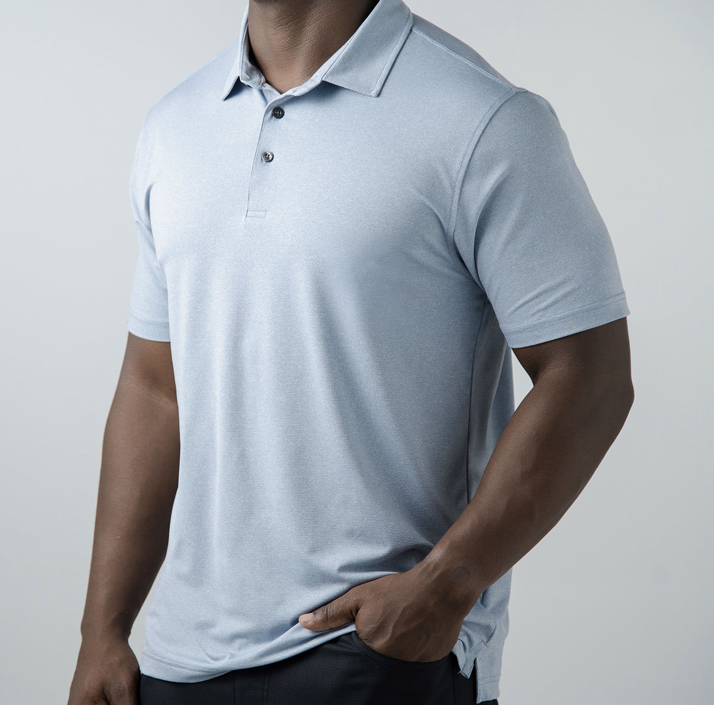 AFB COMPY LS POLO 完売品 DOUBLE LAYERED LS POLO SHIRTS(M GREY): AFB: MENS｜CONZ ONLINE STORE