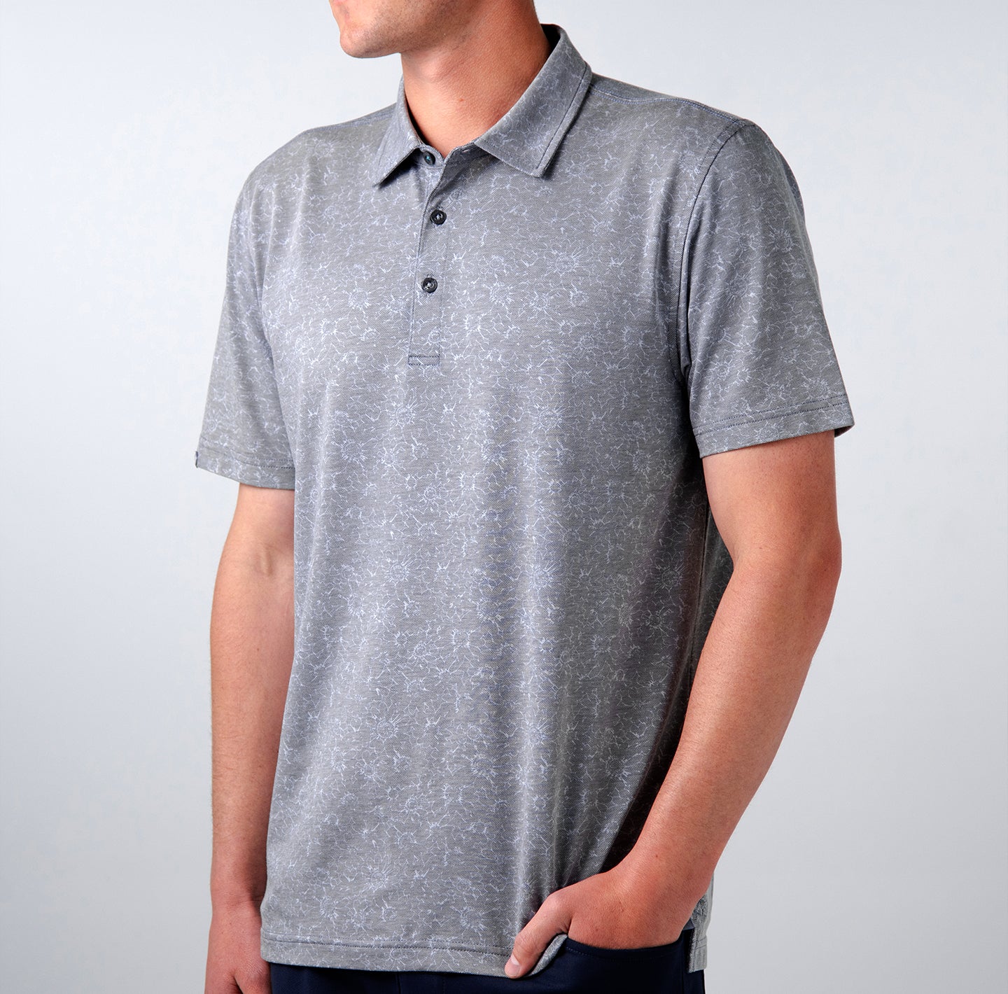 Printed Tremont Polo - Floral
