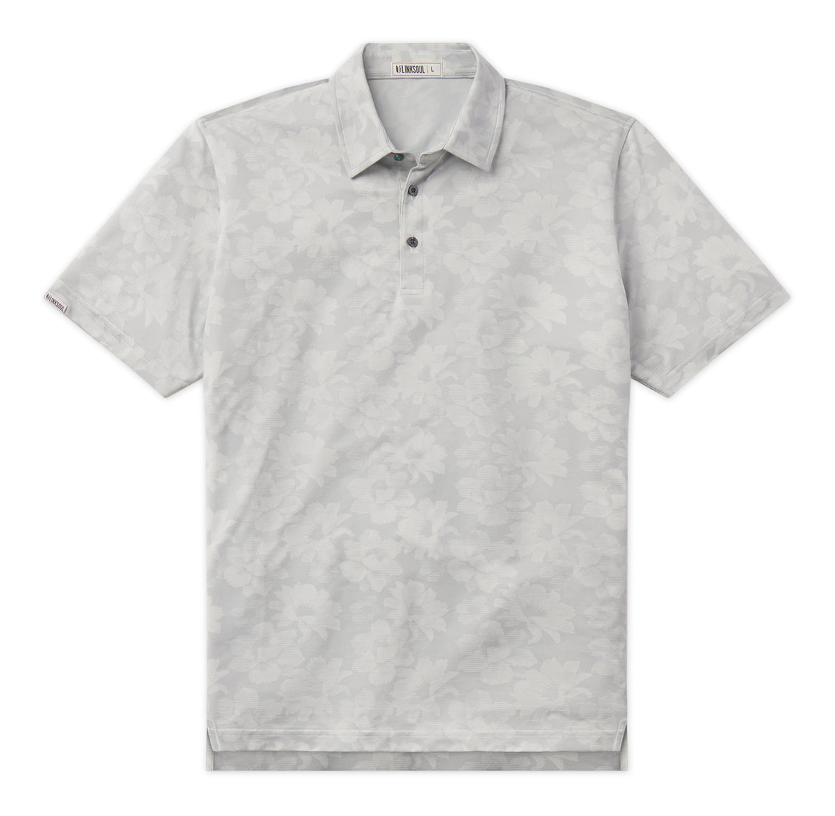 Printed Tremont Polo - Floral - LINKSOUL