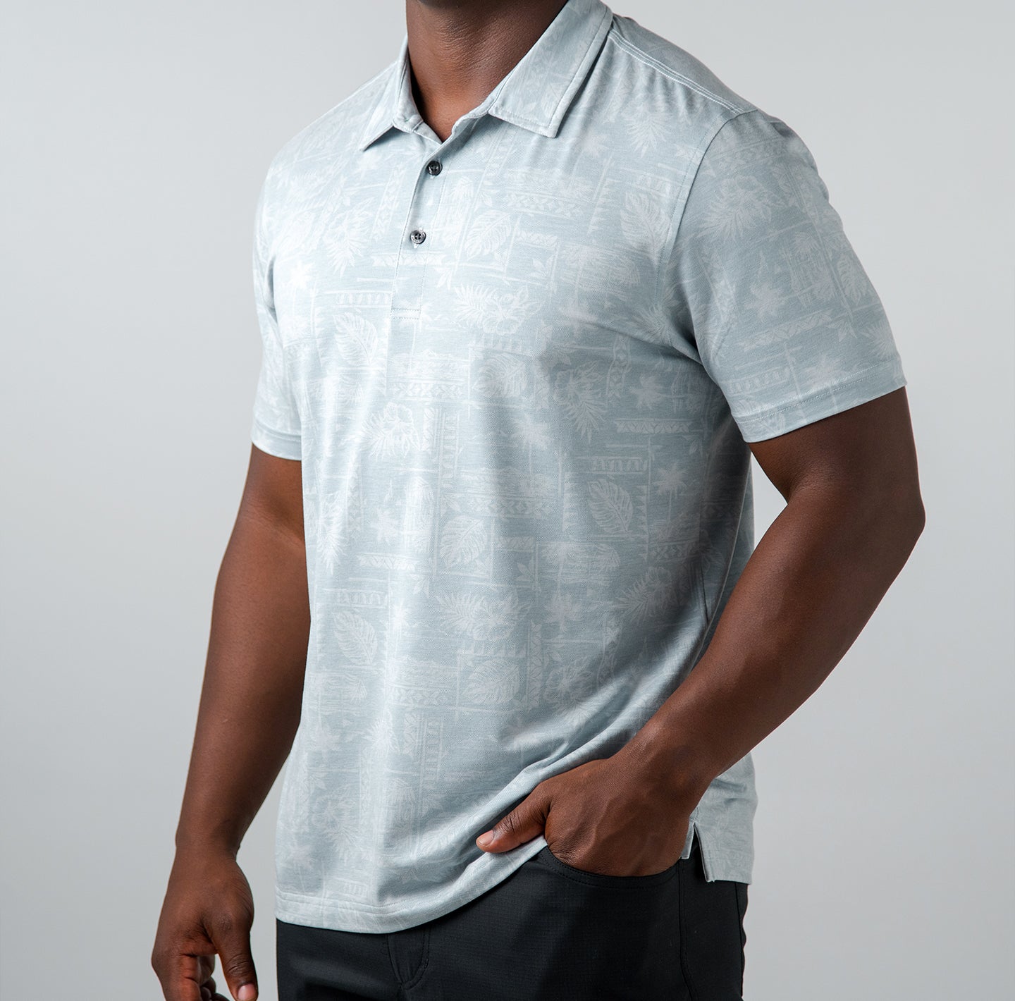 Printed Tremont Polo - Floral