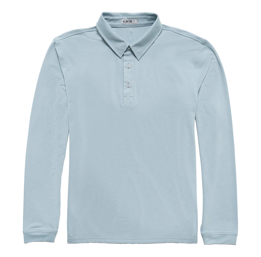 Loma Performance Pique Polo - Long Sleeve - LINKSOUL