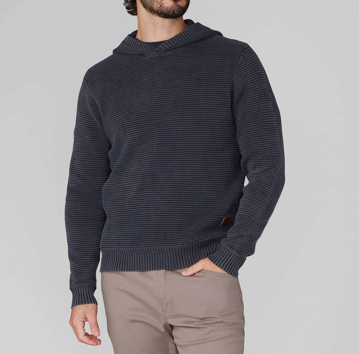 Sandwash Ottoman Stitch Hoodie