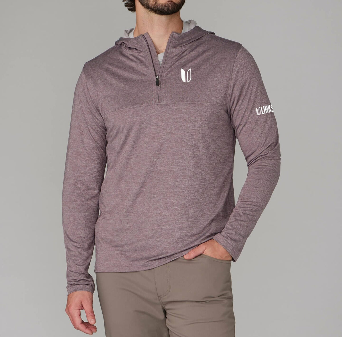 Tour Logo Delta Performance 1/4 Zip Hoodie