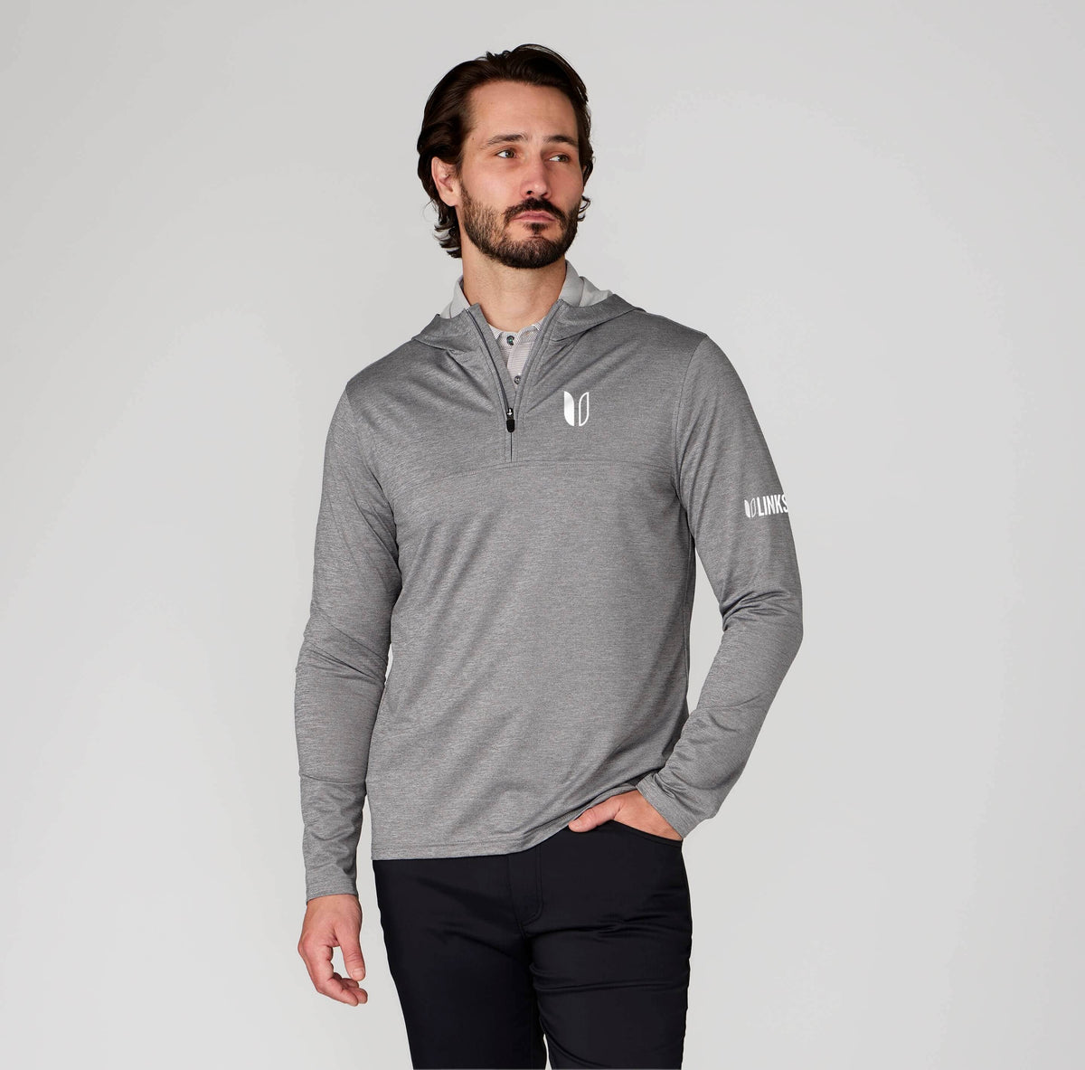 Tour Logo Delta Performance 1/4 Zip Hoodie