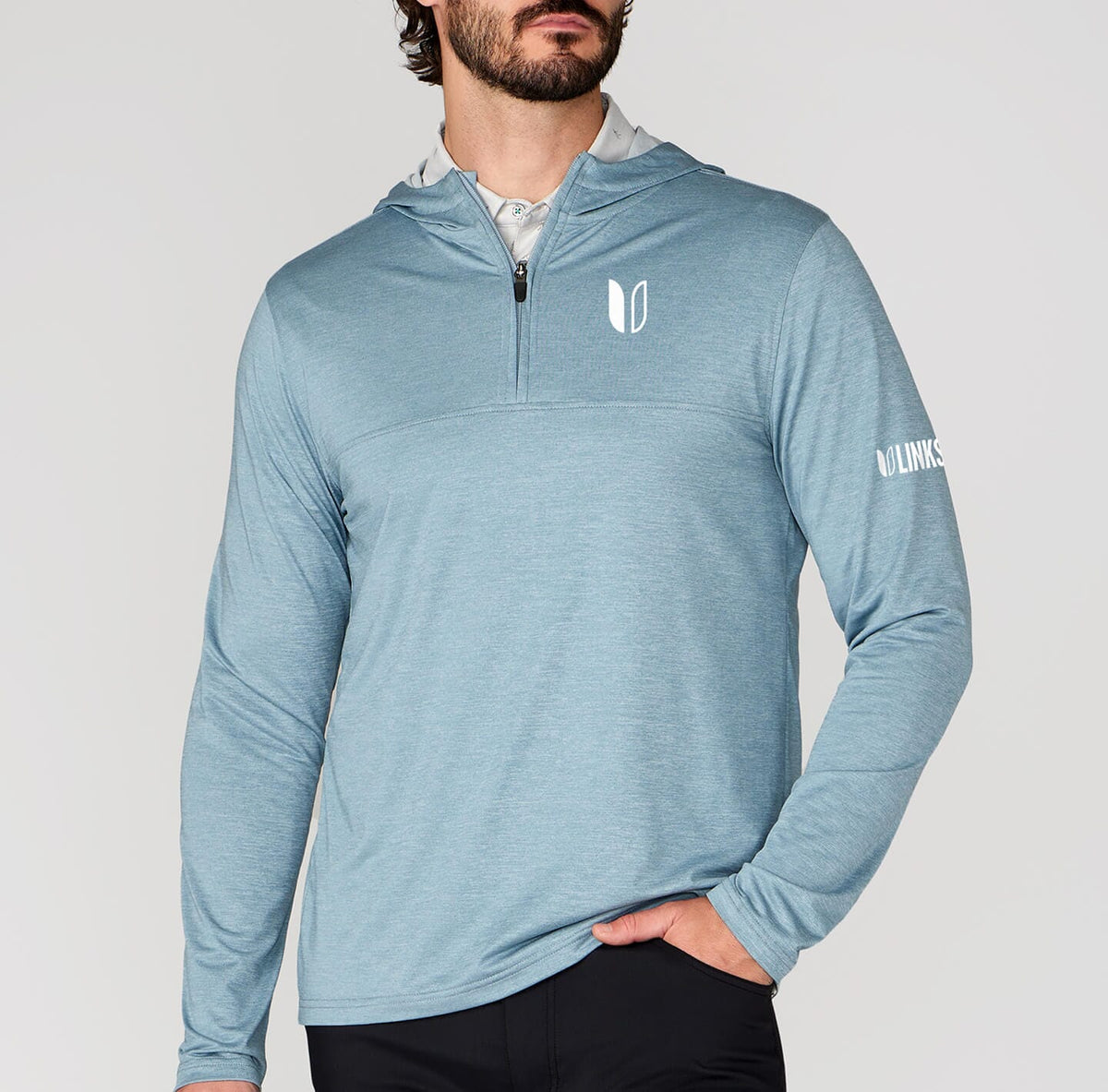 Tour Logo Delta Performance 1/4 Zip Hoodie