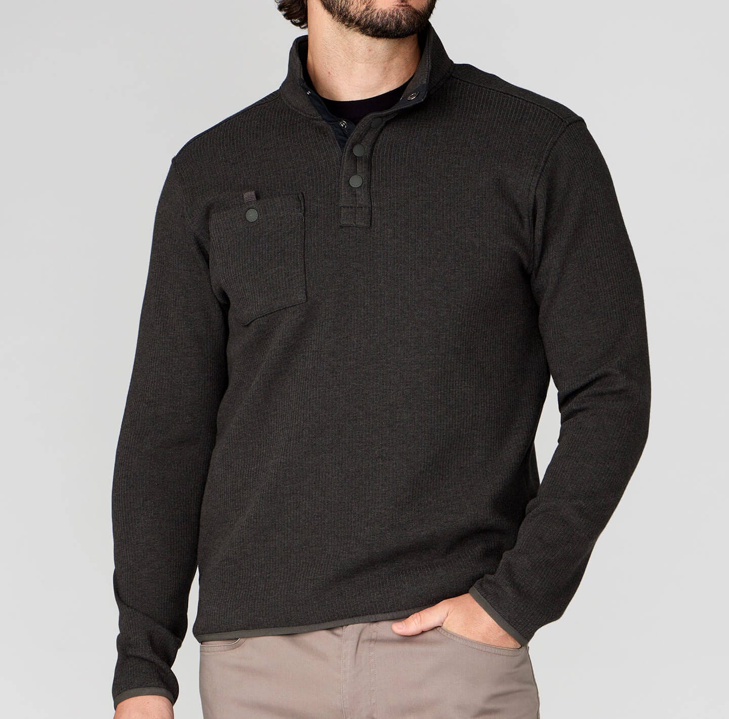 Bandon Quarter Snap | Cozy Stretch Fleece - LINKSOUL